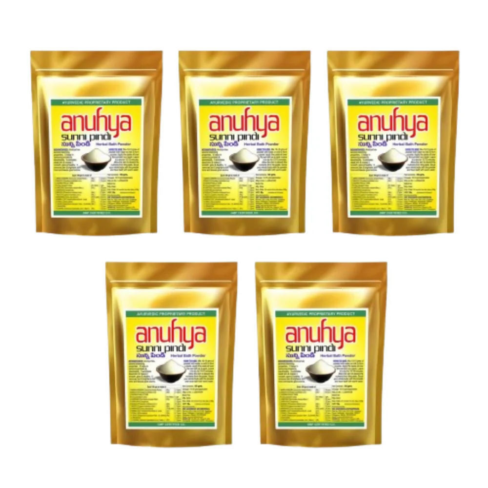 Anuhya Herbal Bath Natural Sunnipindi Powder - Image 4