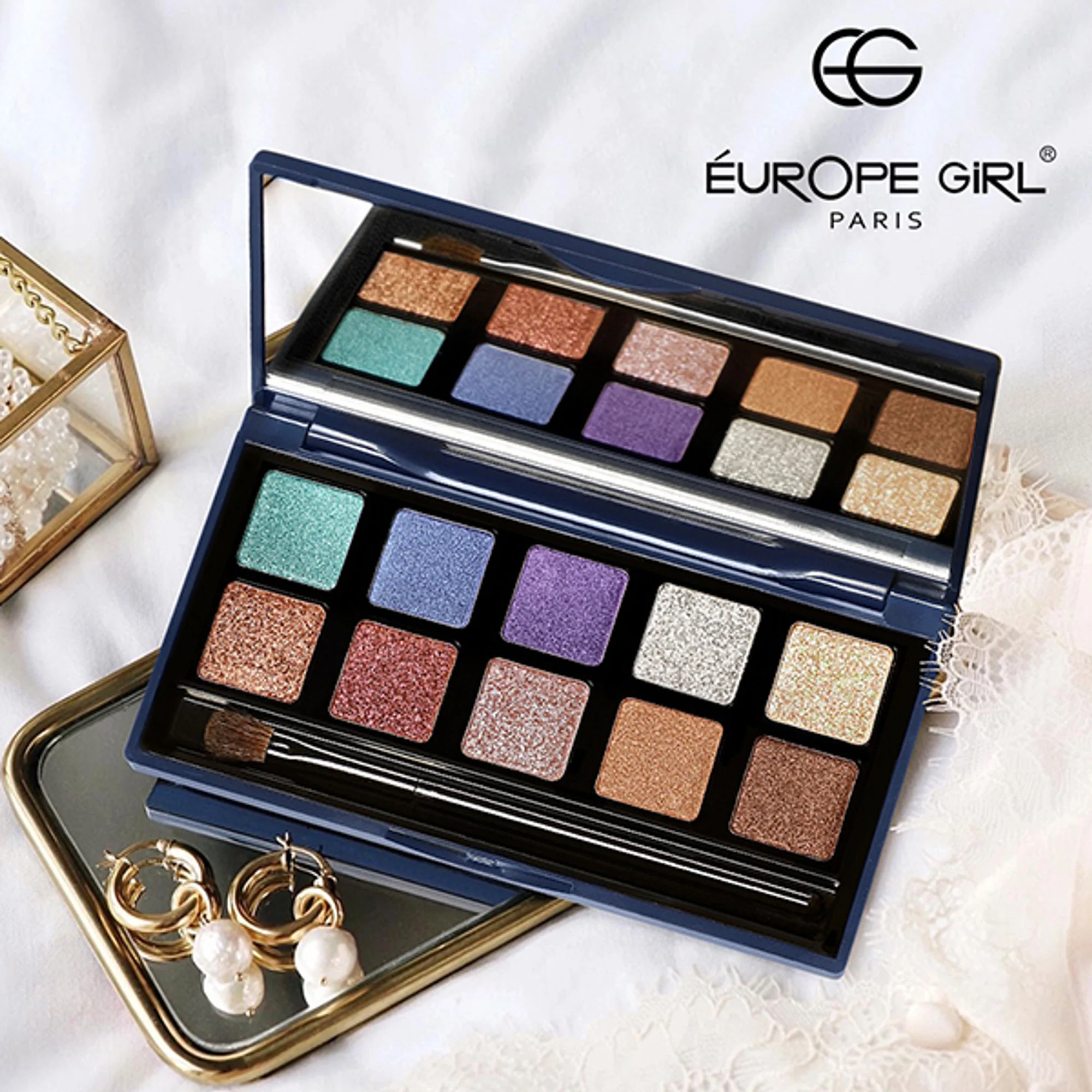 Europe Girl 10 Colour Eyeshadow Secret Palette - Eye Catching - Image 5