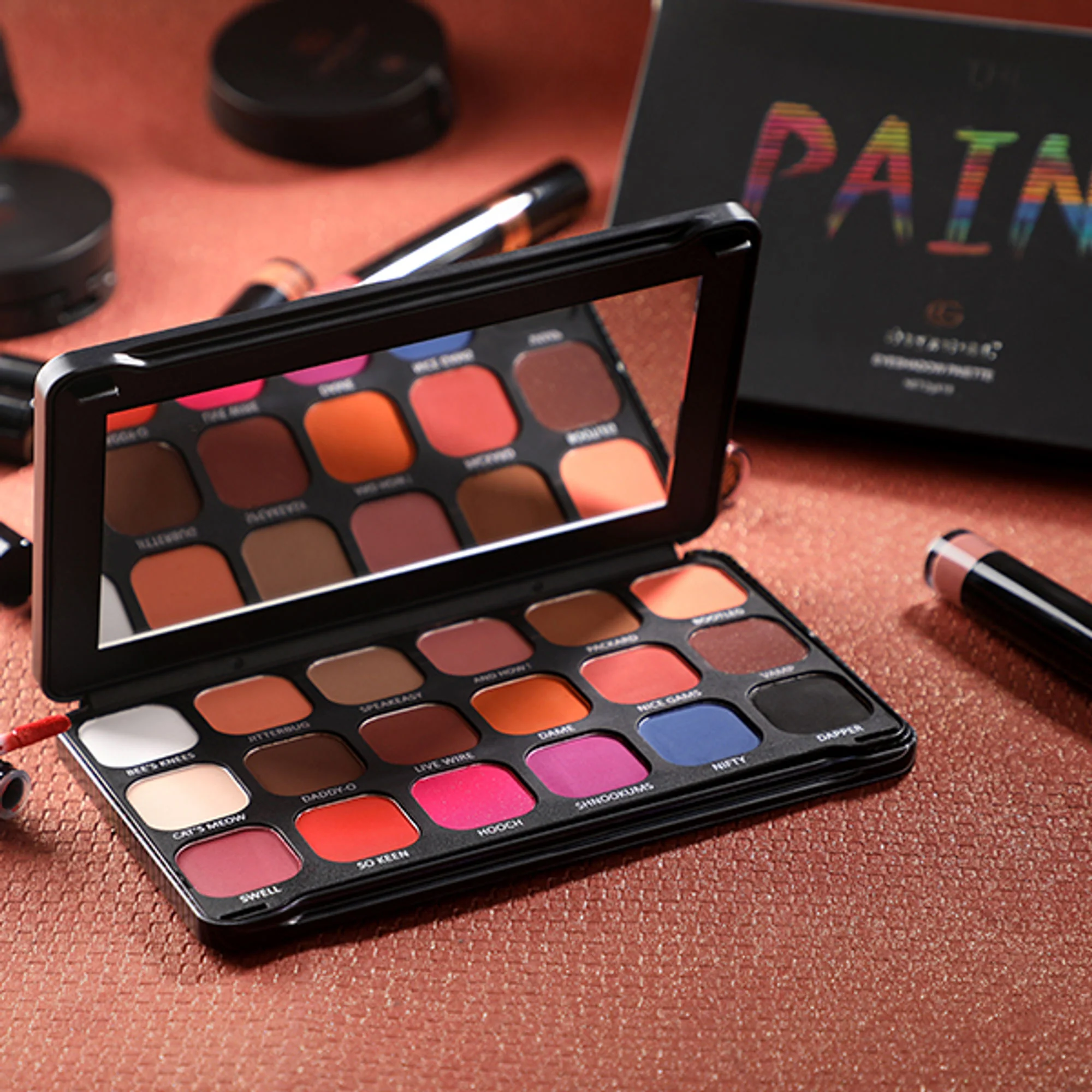 Europe Girl 18 Colour Paint Eyeshadow Palette - Expresso - Image 4