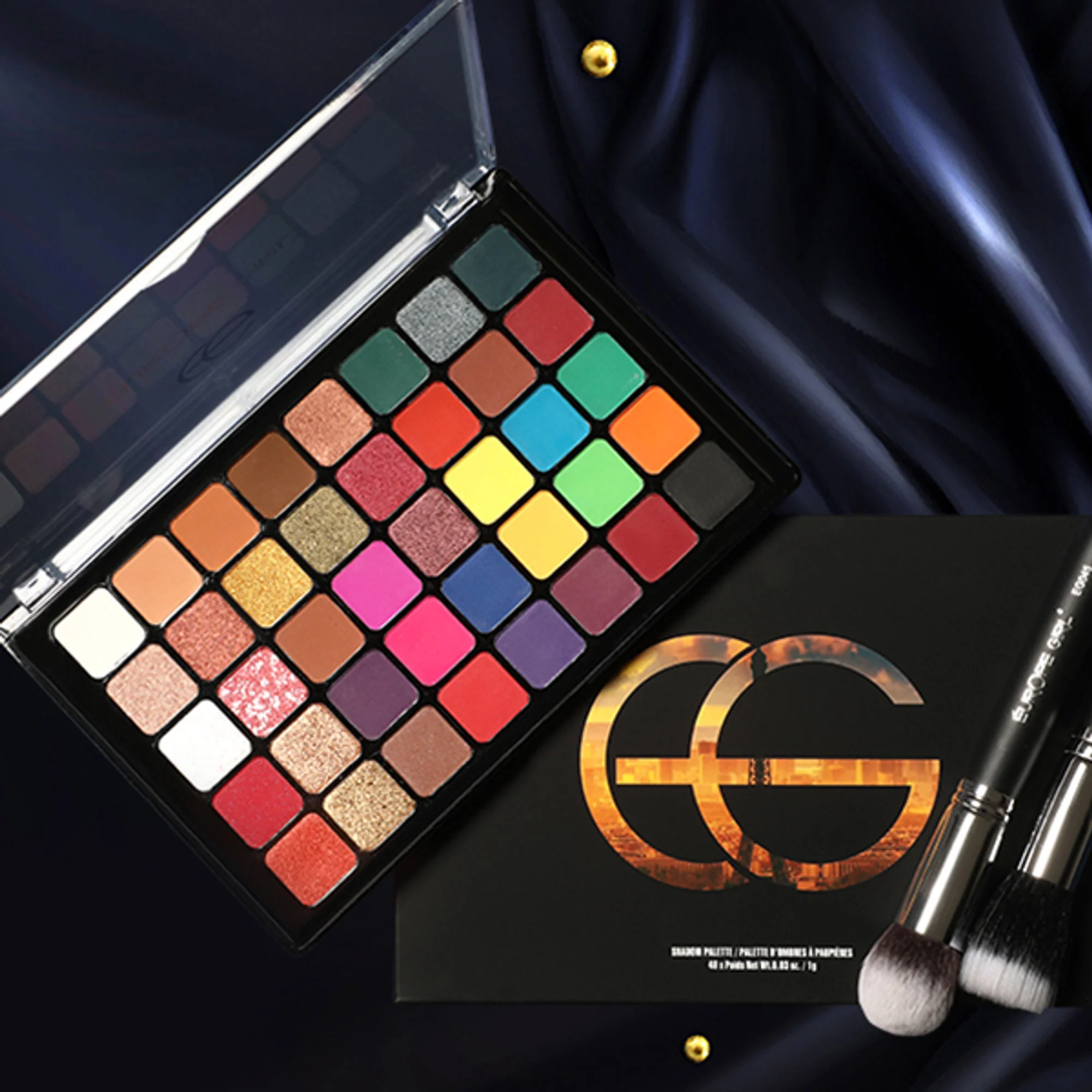 Europe Girl 40 Colour Eyeshadow Palette - Cool Tone - Image 4
