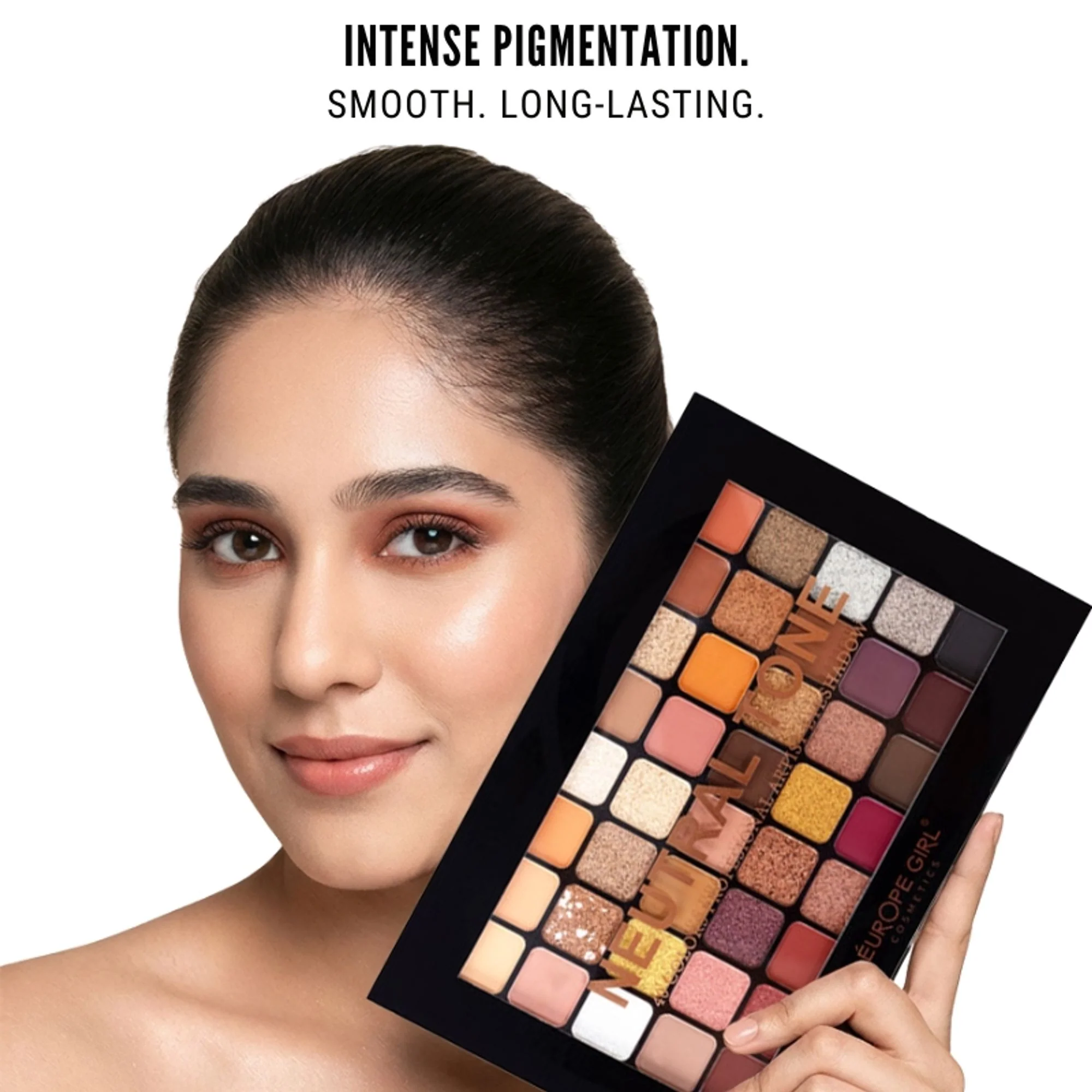 Europe Girl 40 Colour Eyeshadow Palette - Neutral Tone - Image 3