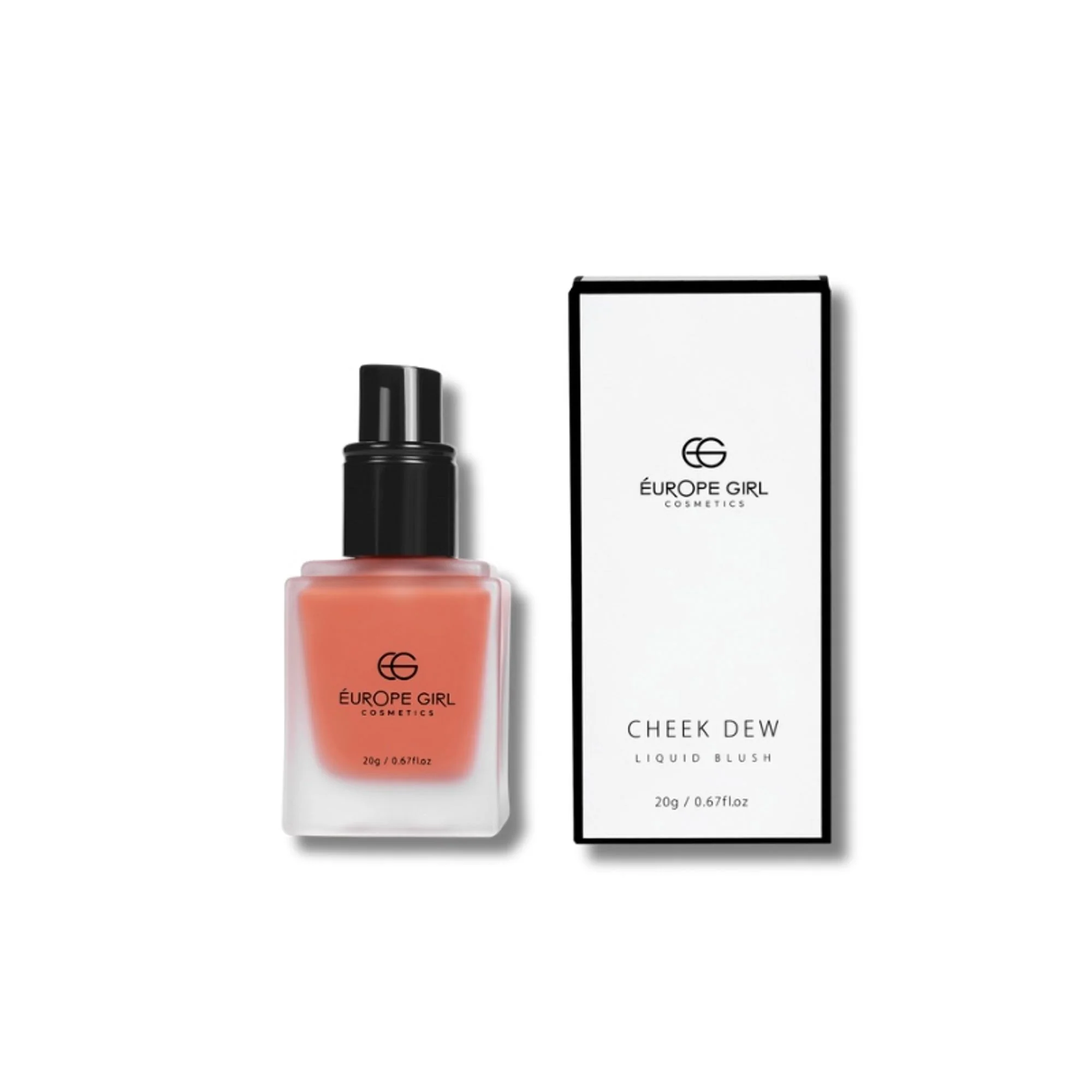 Europe Girl Cheek Dew Liquid Blush - EG-04 Coral - Image 2