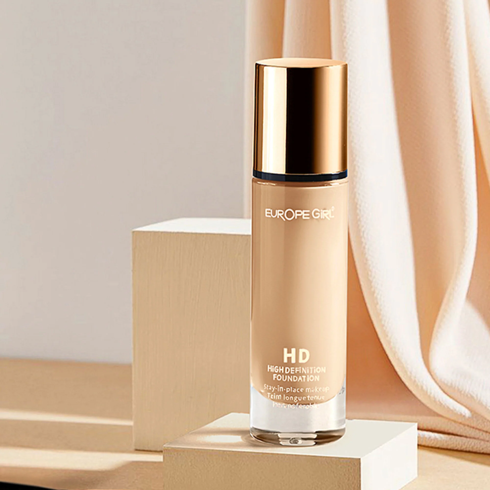 Europe Girl HD- High Coverage Foundation - 110 Tan - Image 5