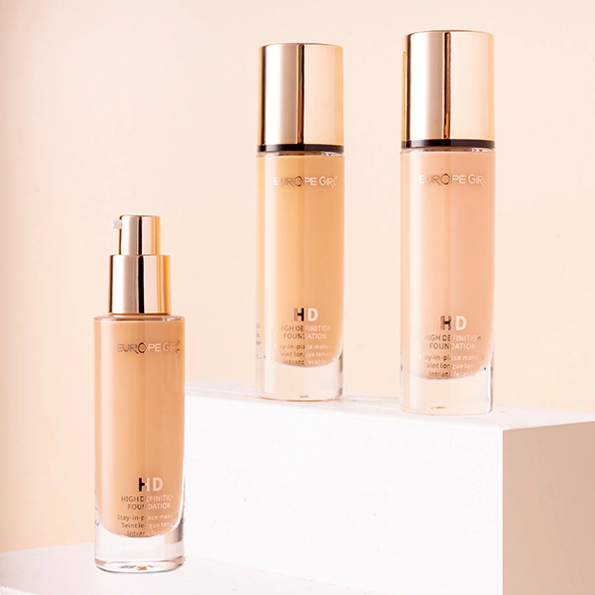 Europe Girl HD- High Coverage Foundation - 110 Tan - Image 8