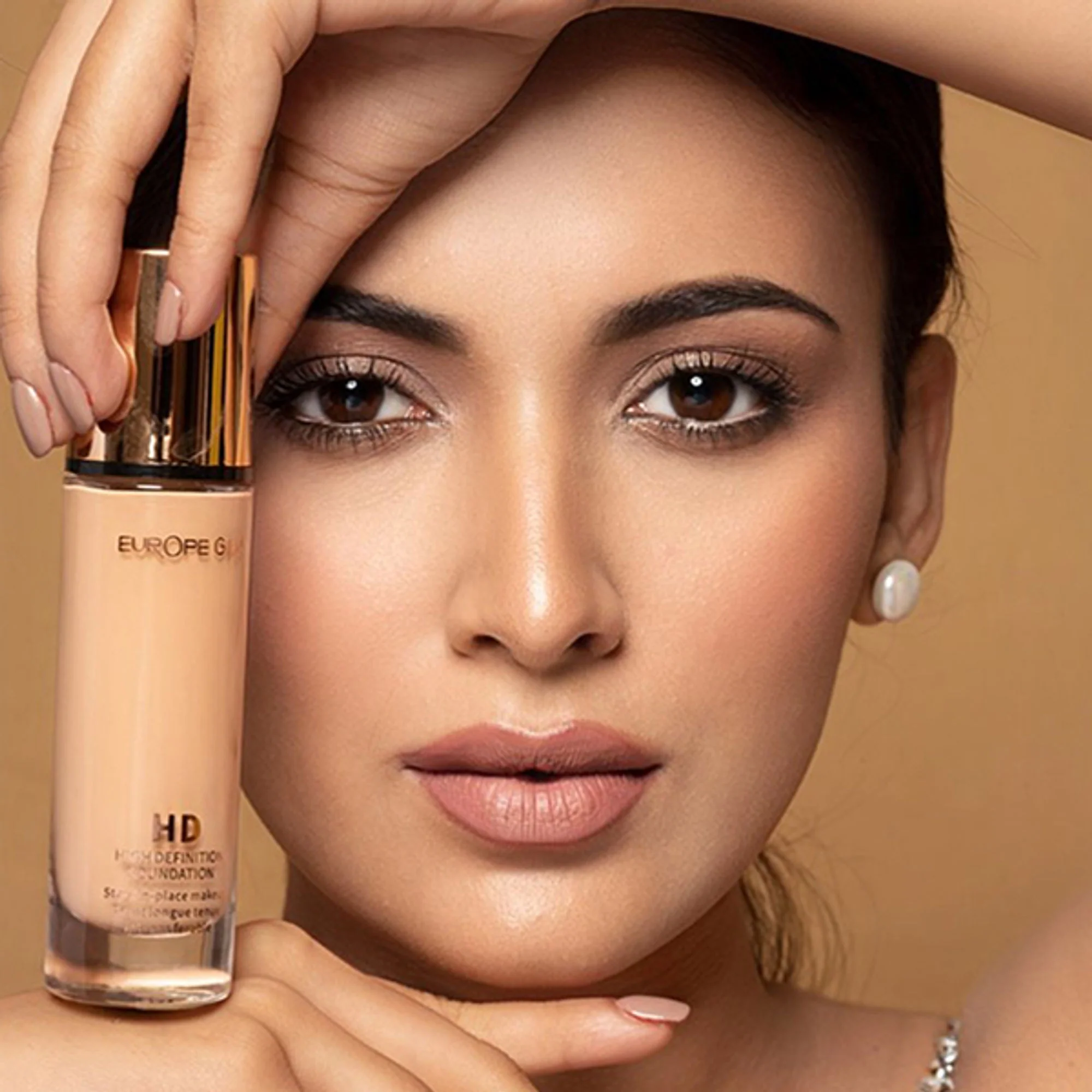 Europe Girl HD- High Coverage Foundation - 60 Medium - Image 3