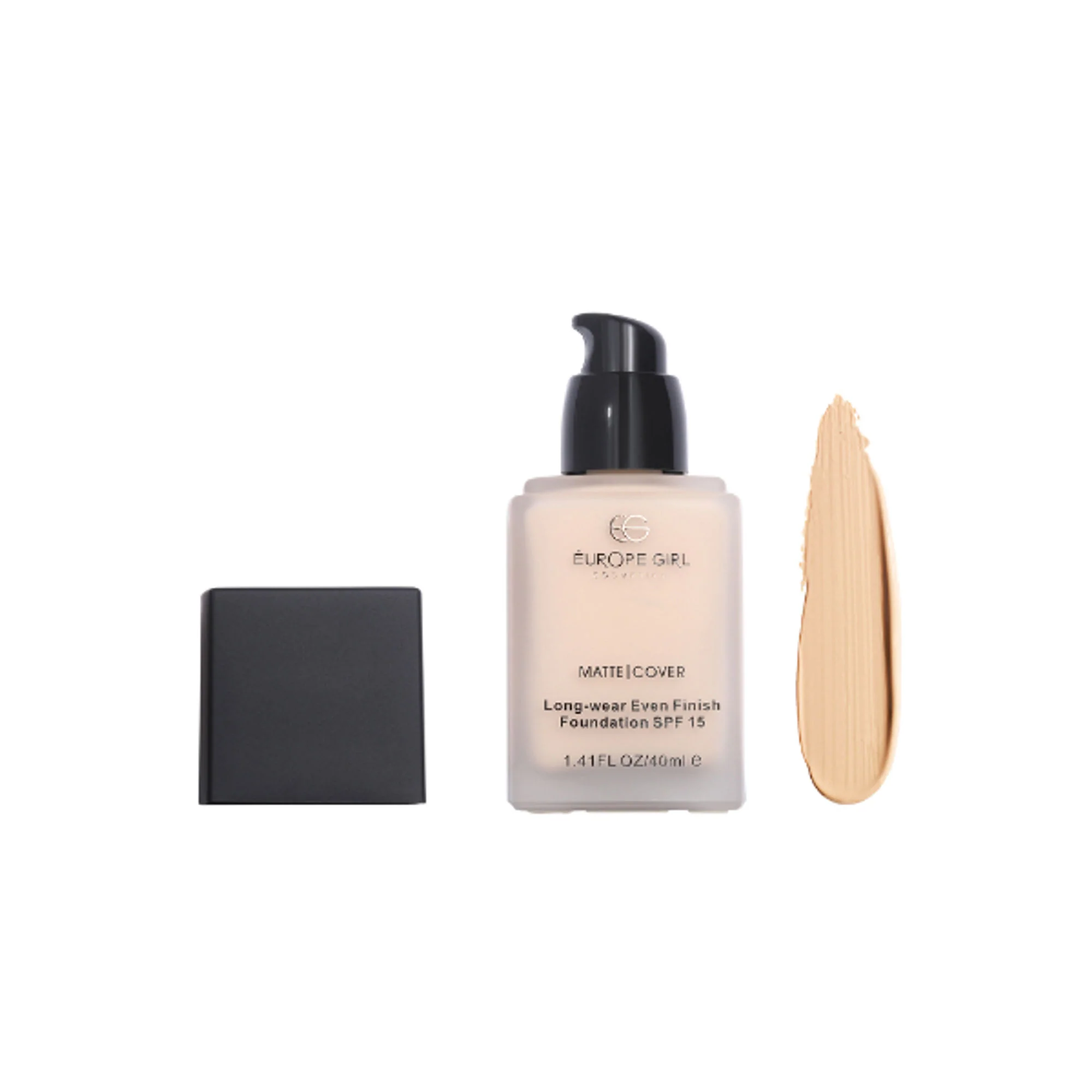 Europe Girl Matte Cover Foundation SPF 15 - 105 Light Natural Undertone - Image 3