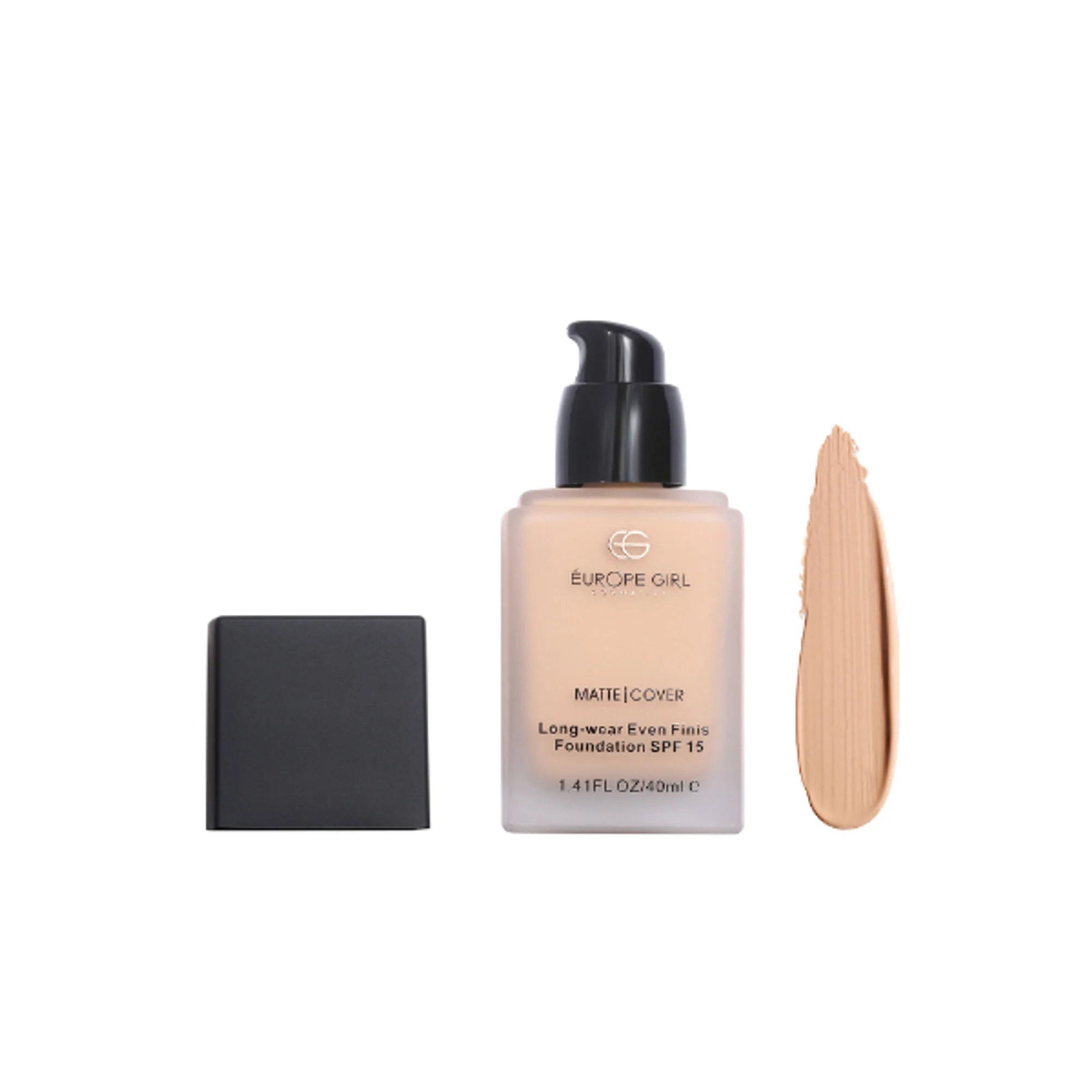 Europe Girl Matte Cover Foundation SPF 15 - 115 Light Pink Undertone - Image 3