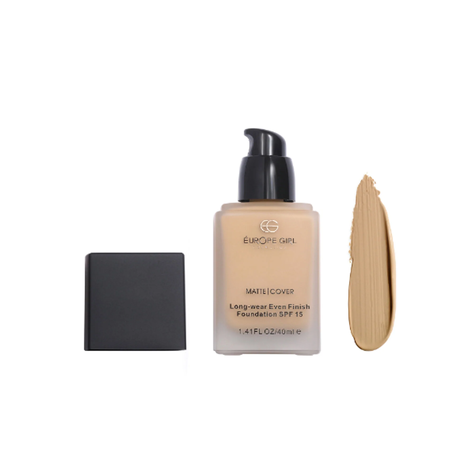 Europe Girl Matte Cover Foundation SPF 15 - 160 Medium Warm Undertone - Image 3