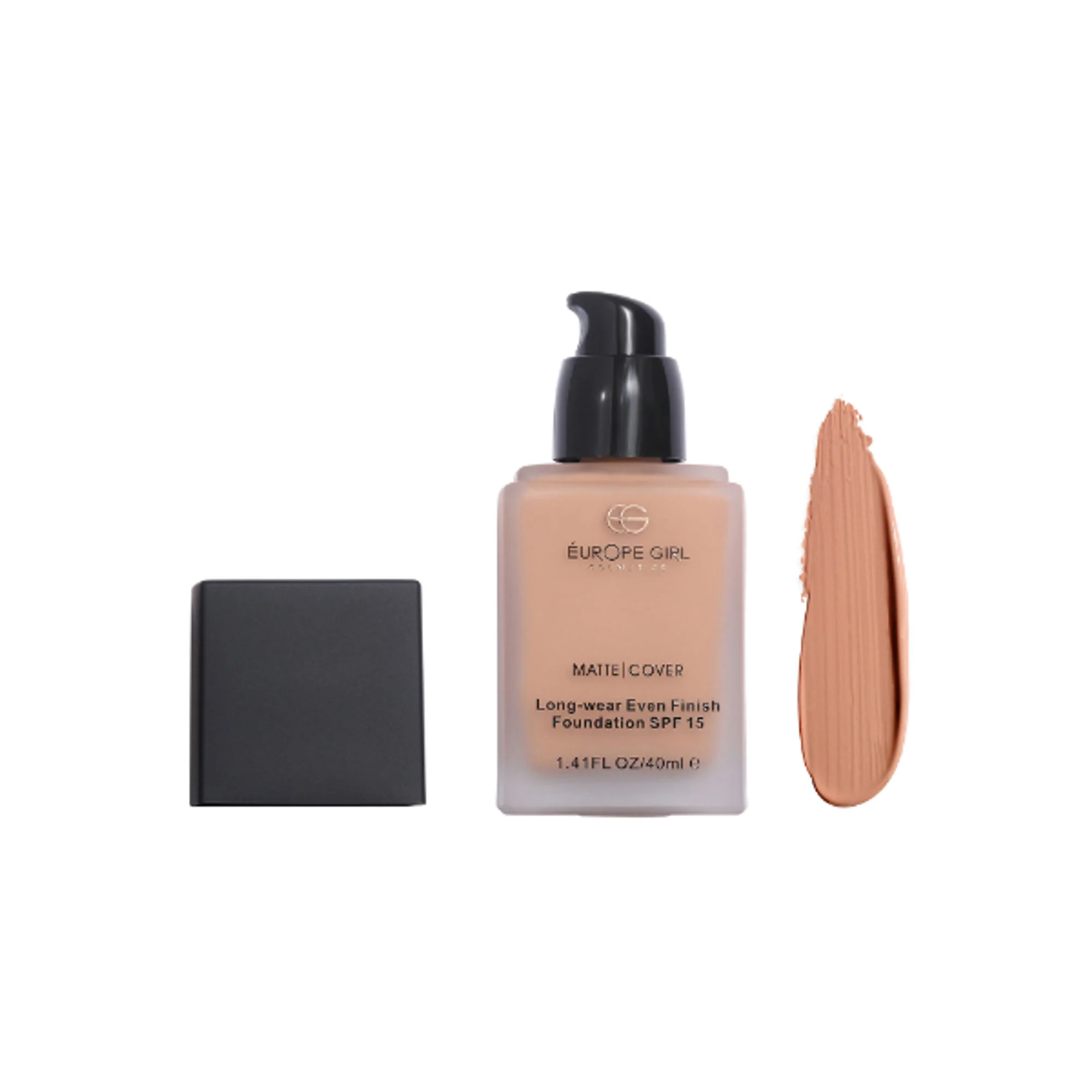 Europe Girl Matte Cover Foundation SPF 15 - 190 Dark Pink Undertone - Image 3