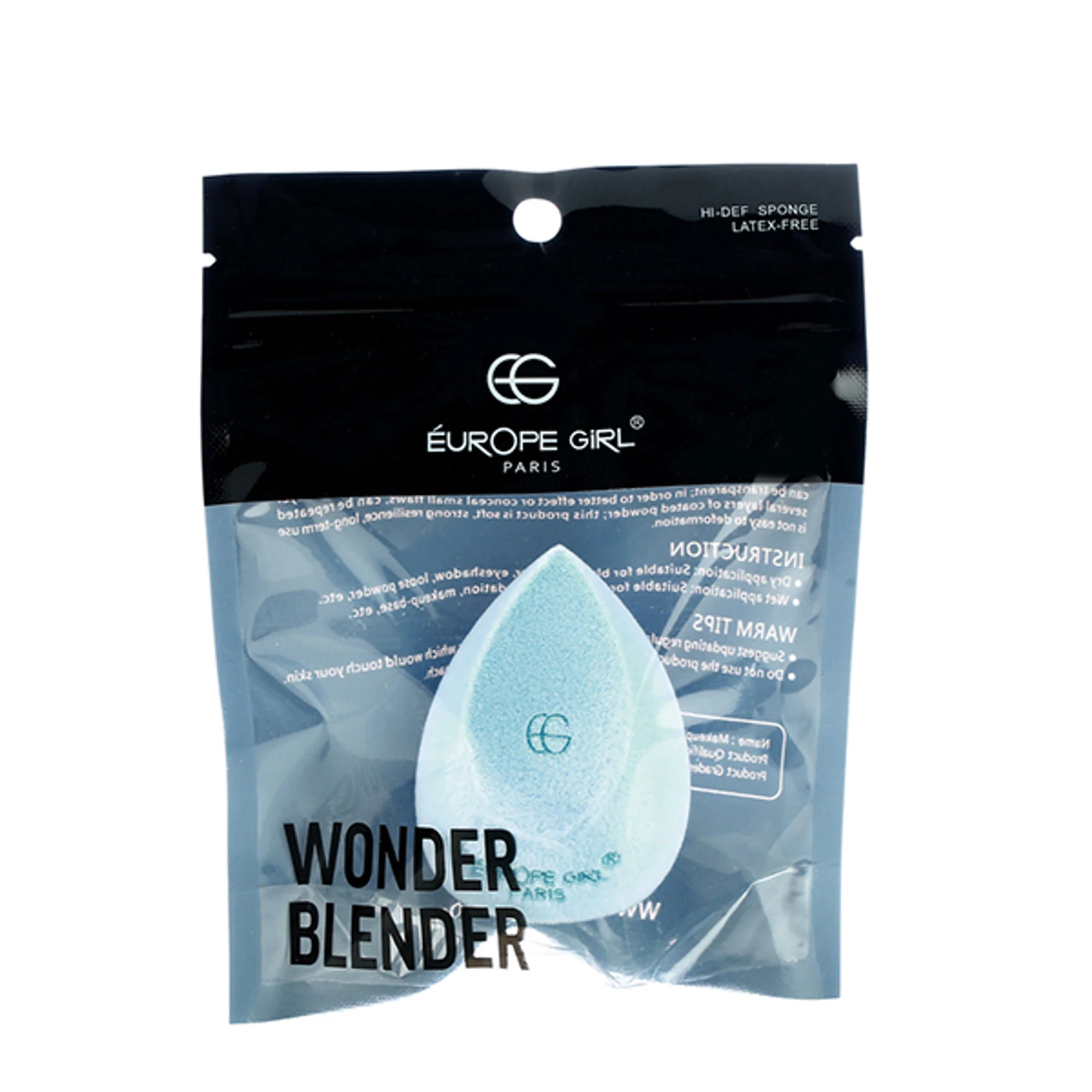 Europe Girl Micro Fiber Velvet Blender - Blue - Image 2