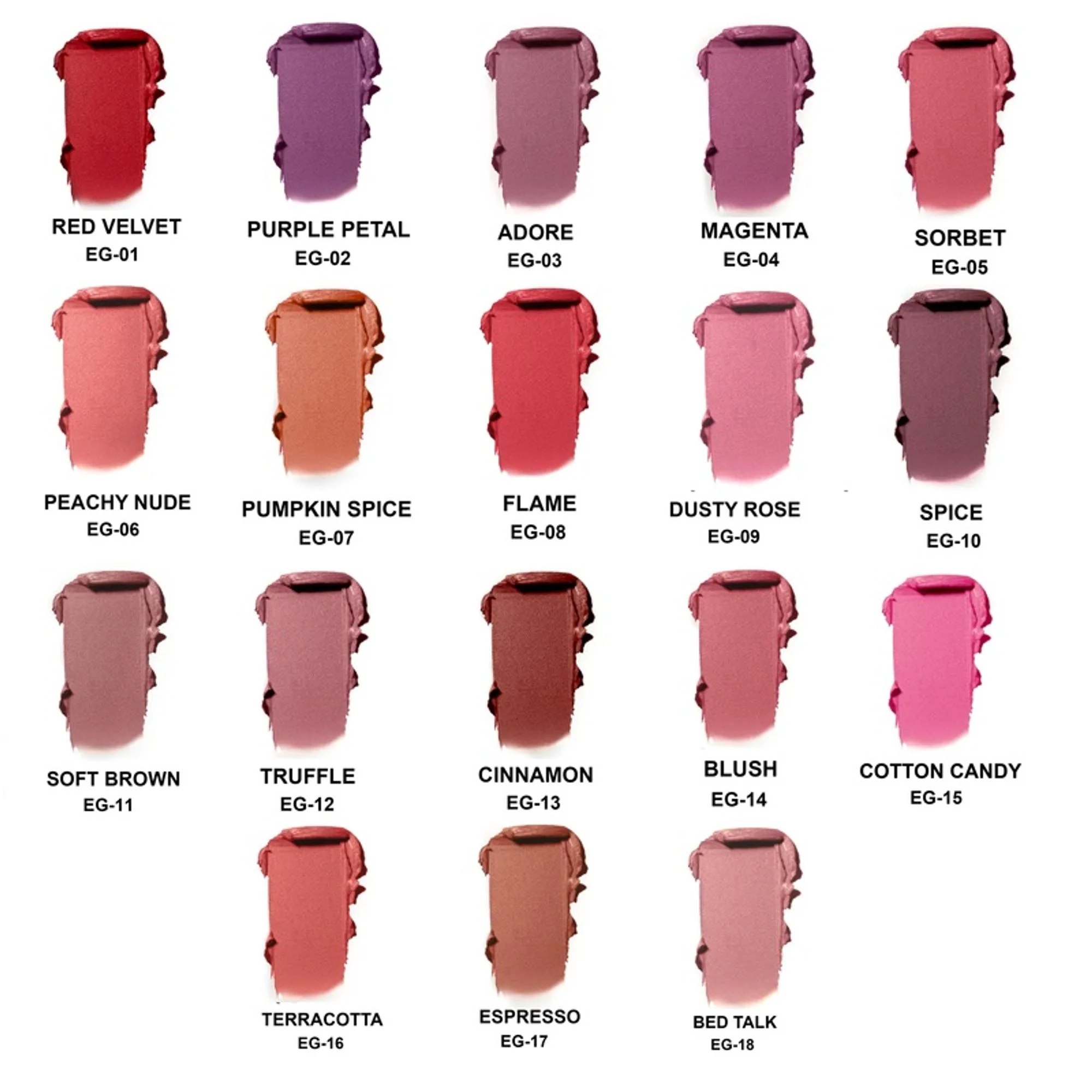 Europe Girl Silky Matte Lipstick - EG-12 Truffle - Image 9