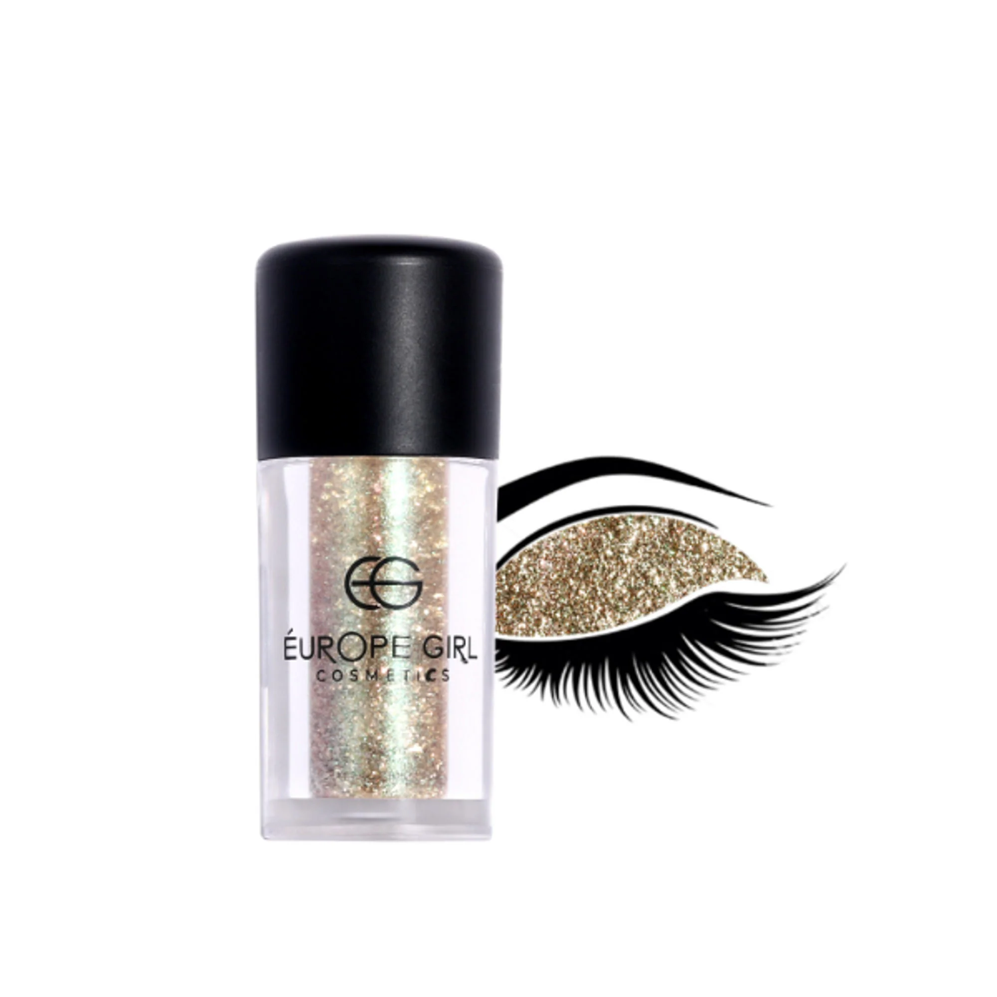Europe Girl Single Diamond Pigment Glitter Glass - G13 Glisten - Image 2