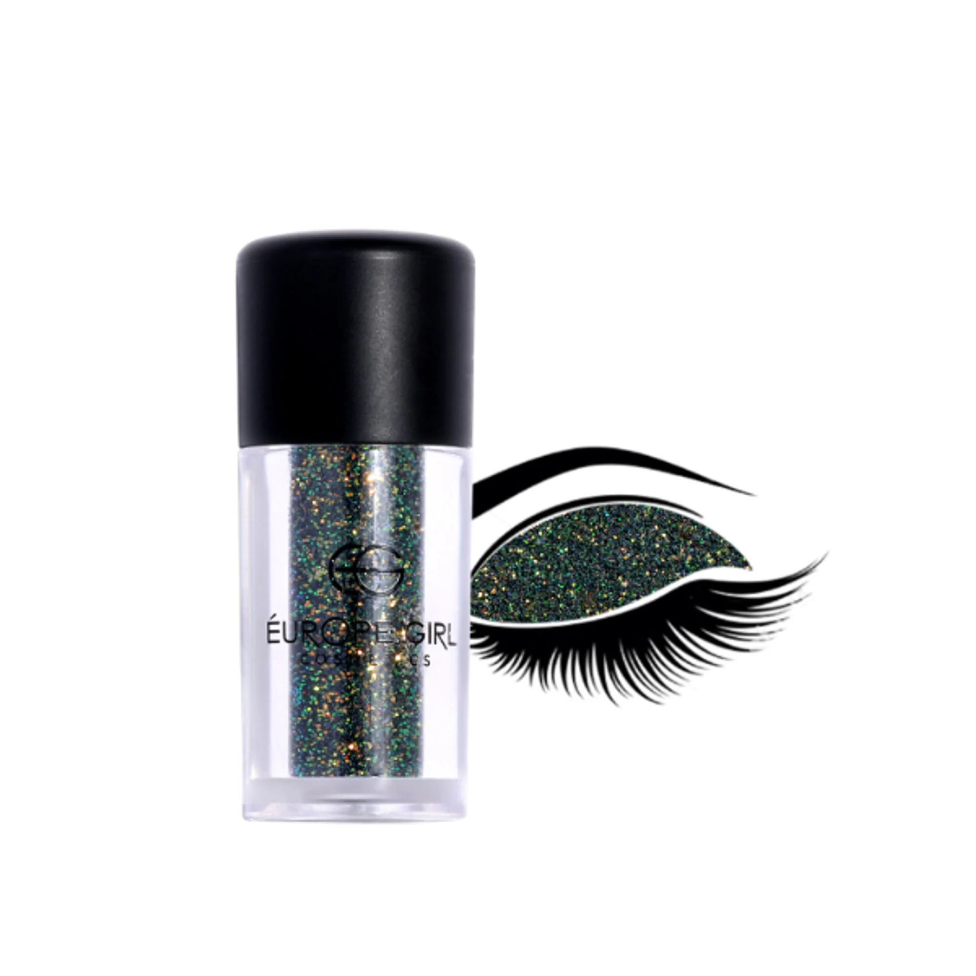 Europe Girl Single Diamond Pigment Glitter Glass - G2 Glitz - Image 2