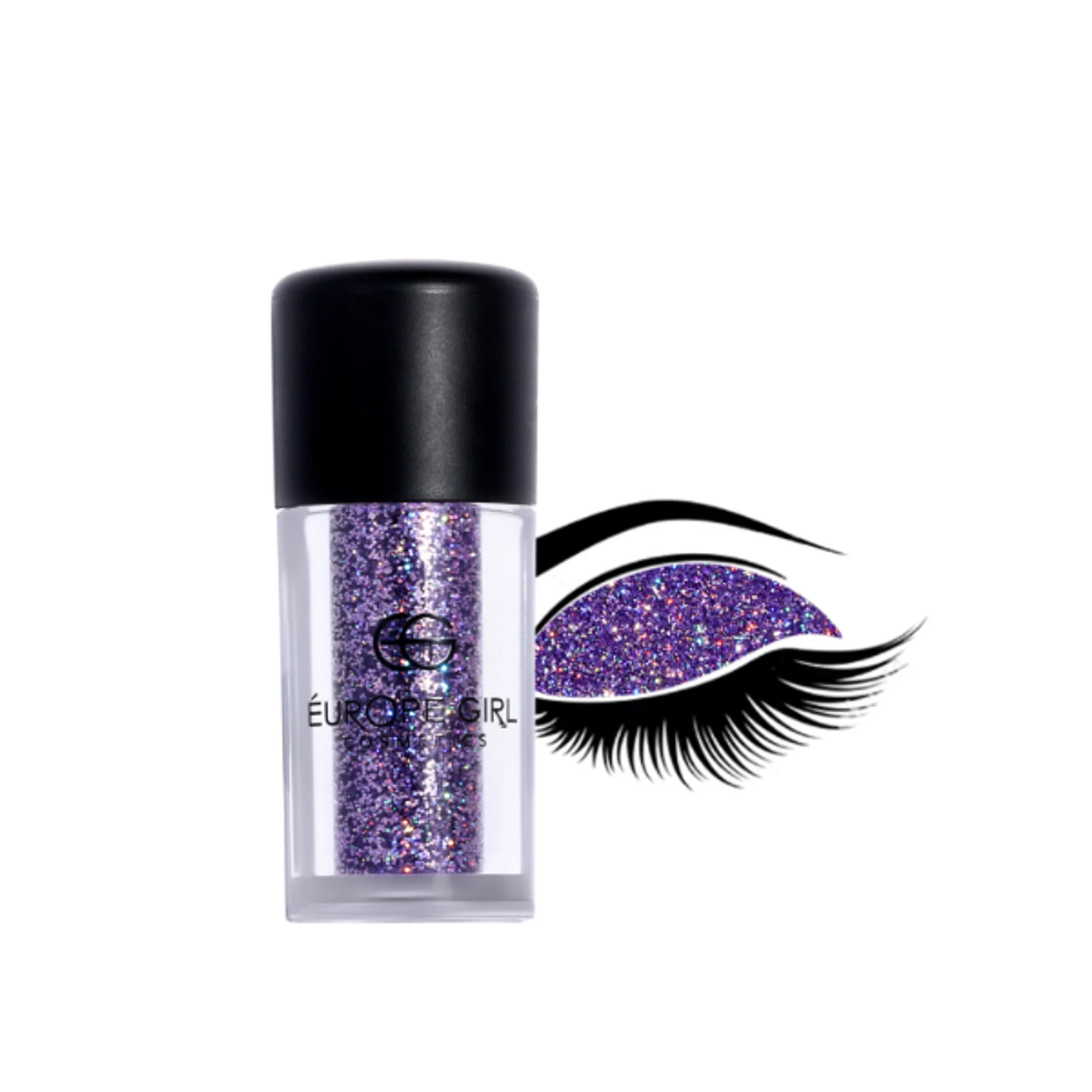 Europe Girl Single Diamond Pigment Glitter Glass - G4 Twinkle - Image 2