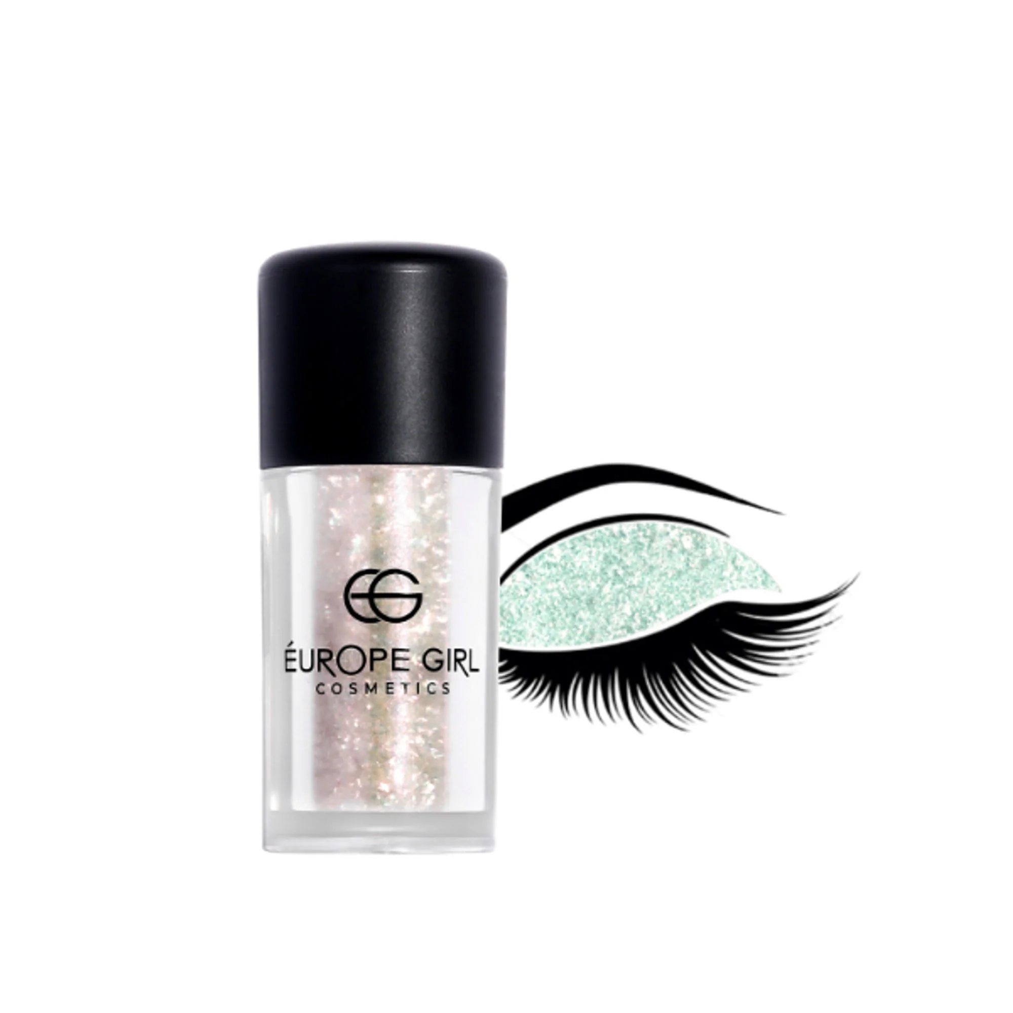 Europe Girl Single Diamond Pigment Glitter Glass - G7 Gleam - Image 2