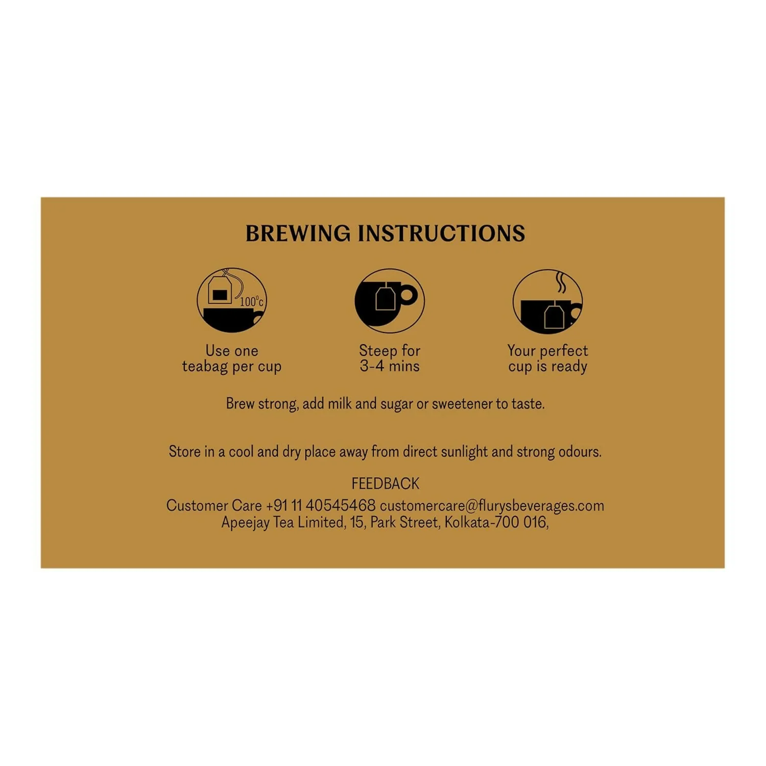 Flurys Distinctive English Breakfast Black Tea Bags - Image 5