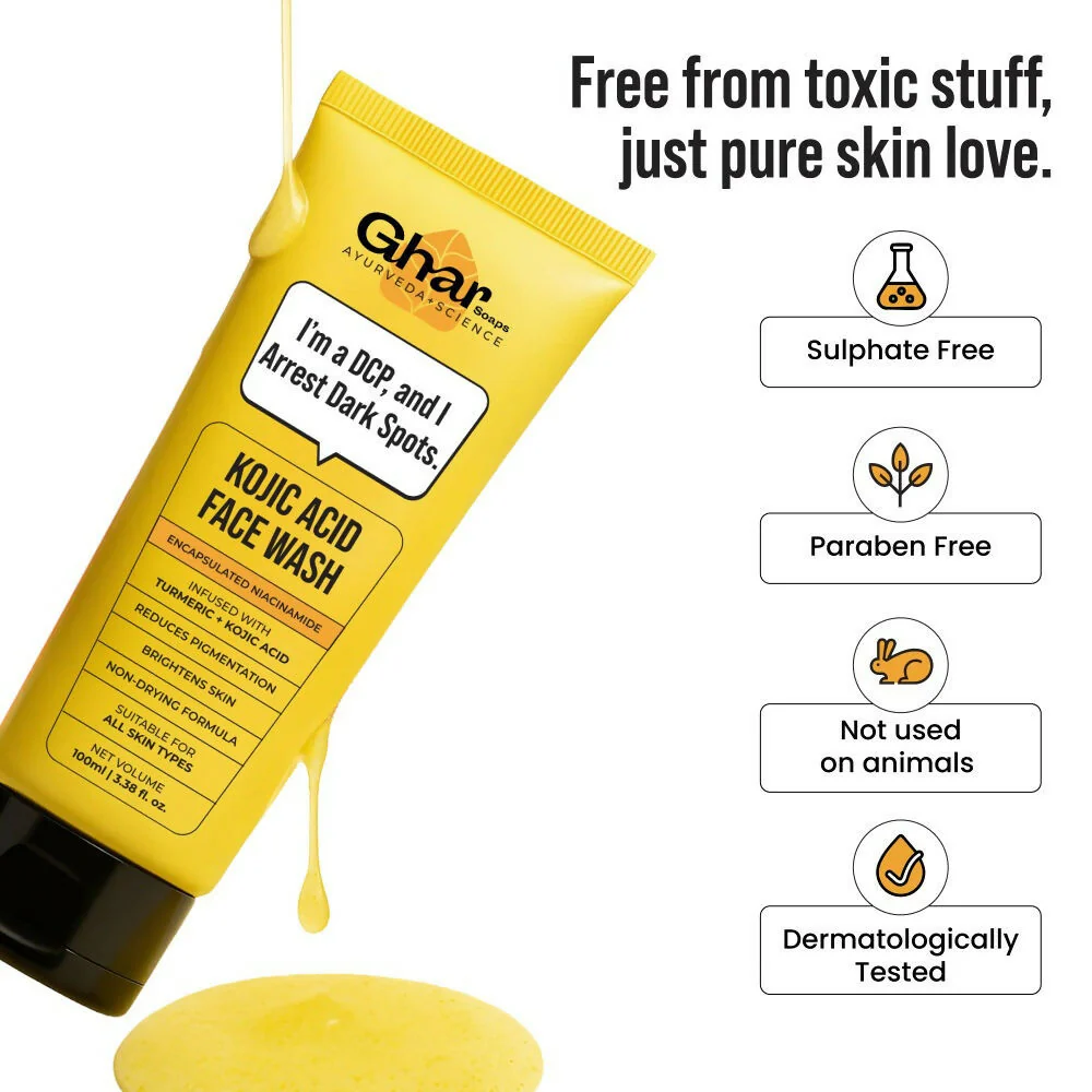 Ghar Soaps Kojic Acid & Turmeric Face Wash - Image 4