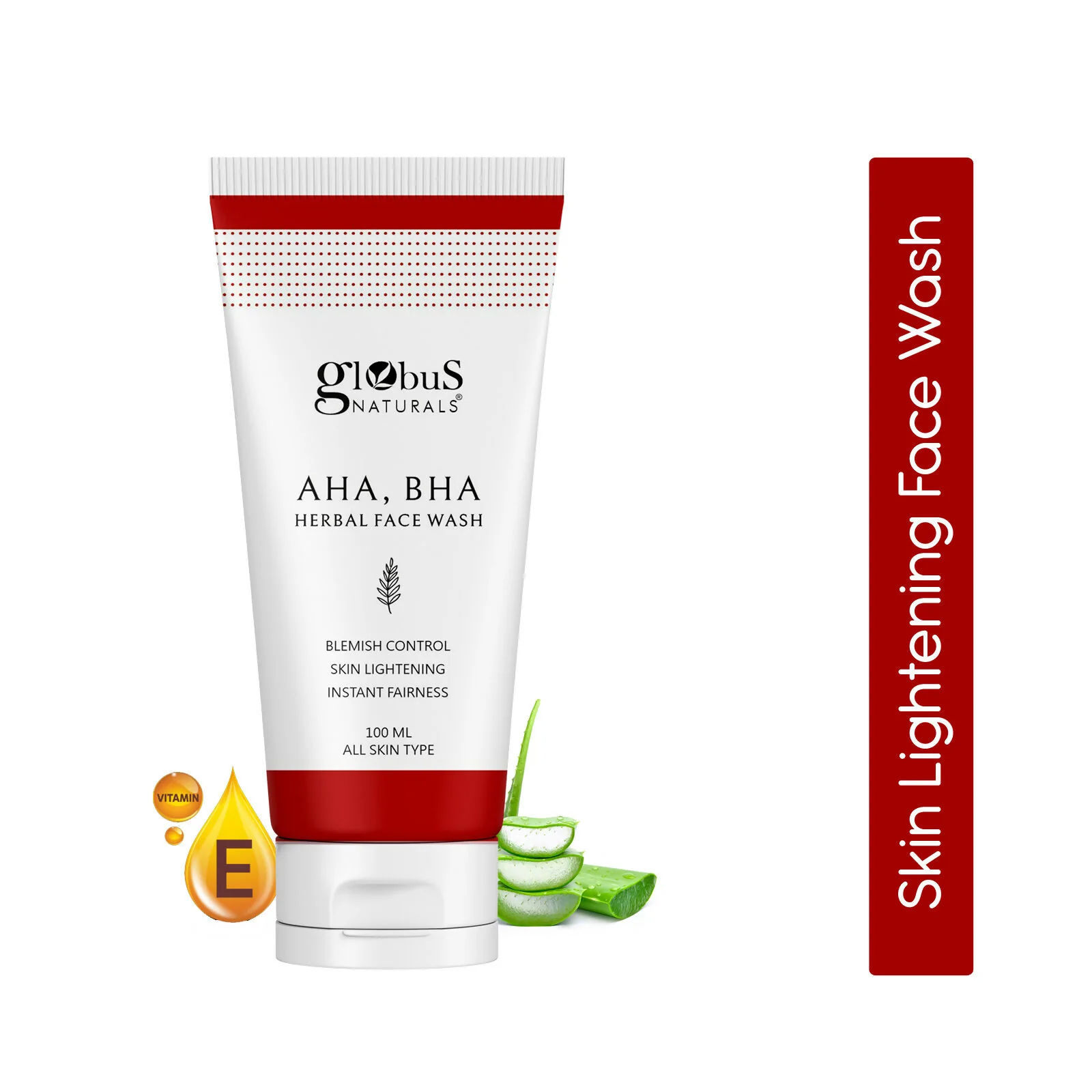 Globus Naturals AHA BHA Herbal Face Wash - Image 2