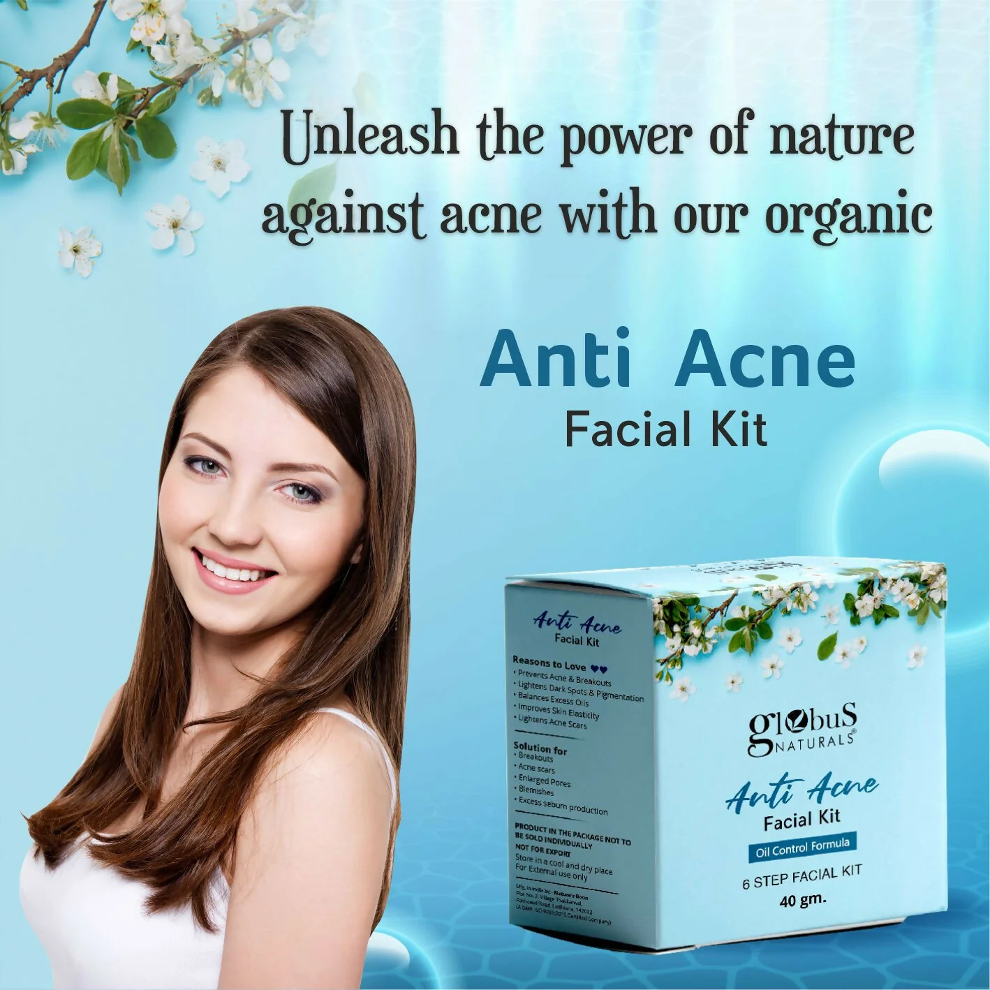 Globus Naturals Anti Acne 6 Step Facial Kit - Image 4