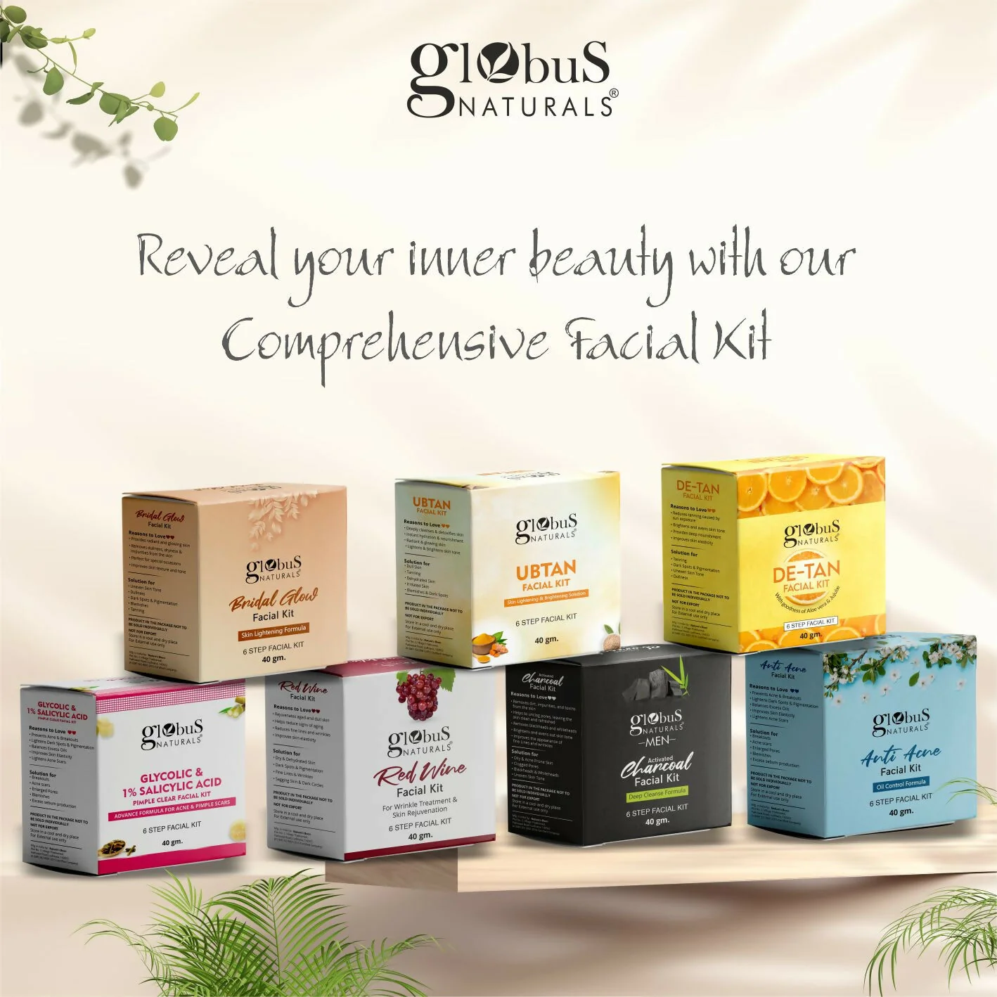 Globus Naturals Anti Acne 6 Step Facial Kit - Image 9