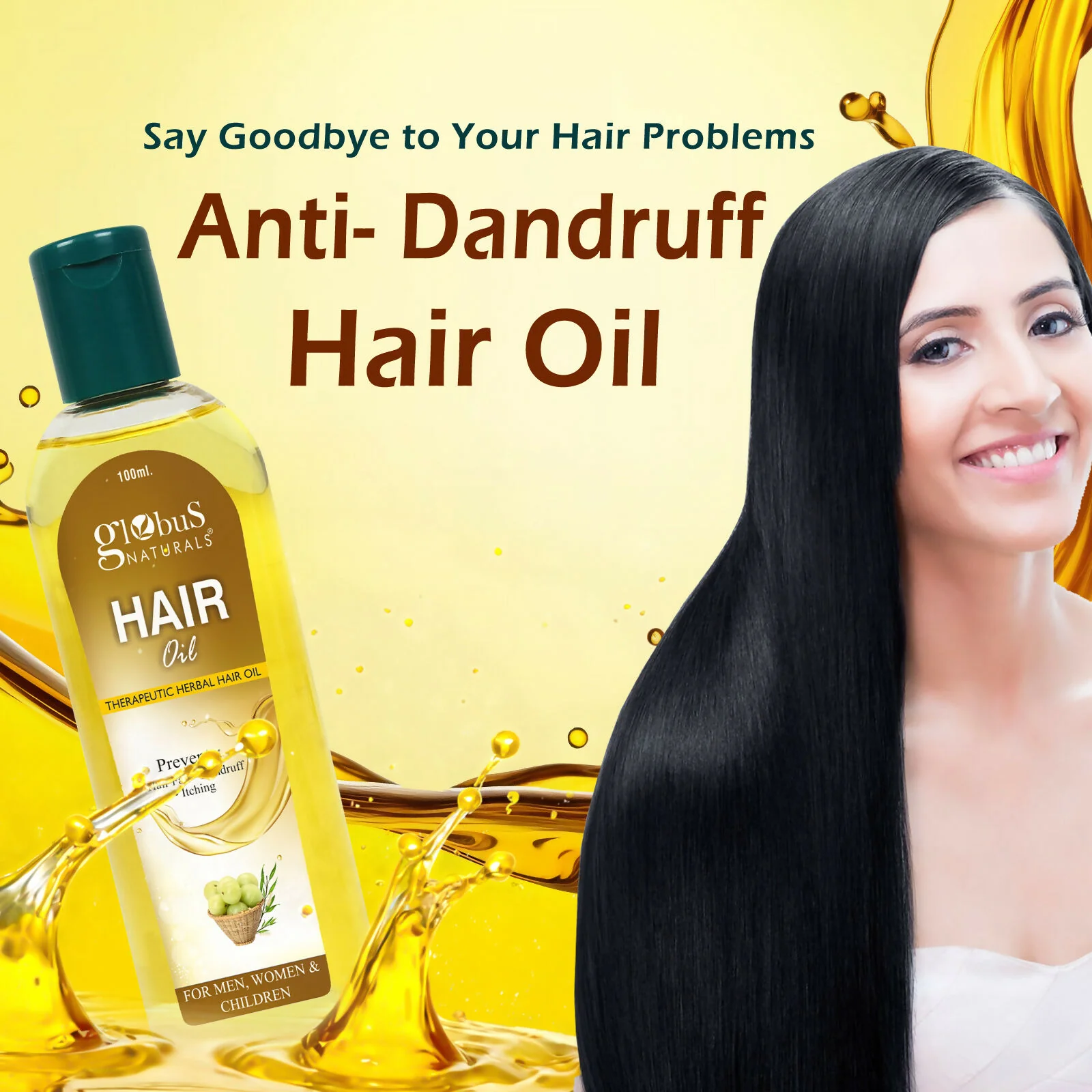 Globus Naturals Anti Dandruff Hair Oil - Image 3