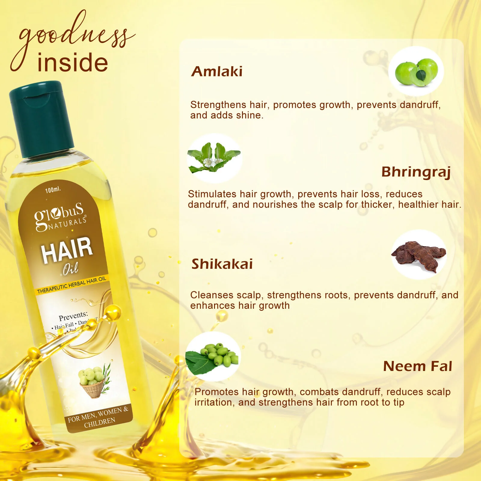 Globus Naturals Anti Dandruff Hair Oil - Image 4