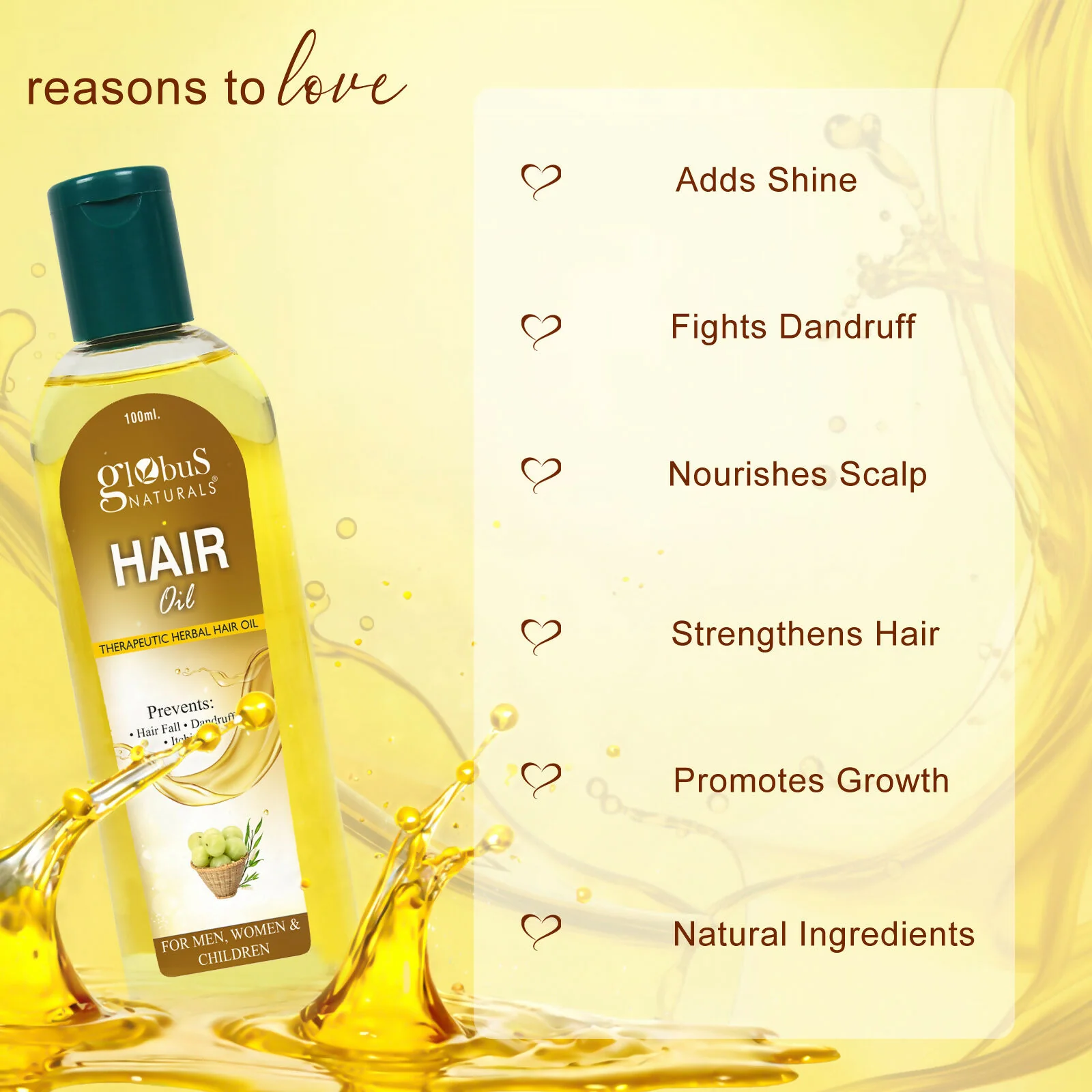 Globus Naturals Anti Dandruff Hair Oil - Image 5
