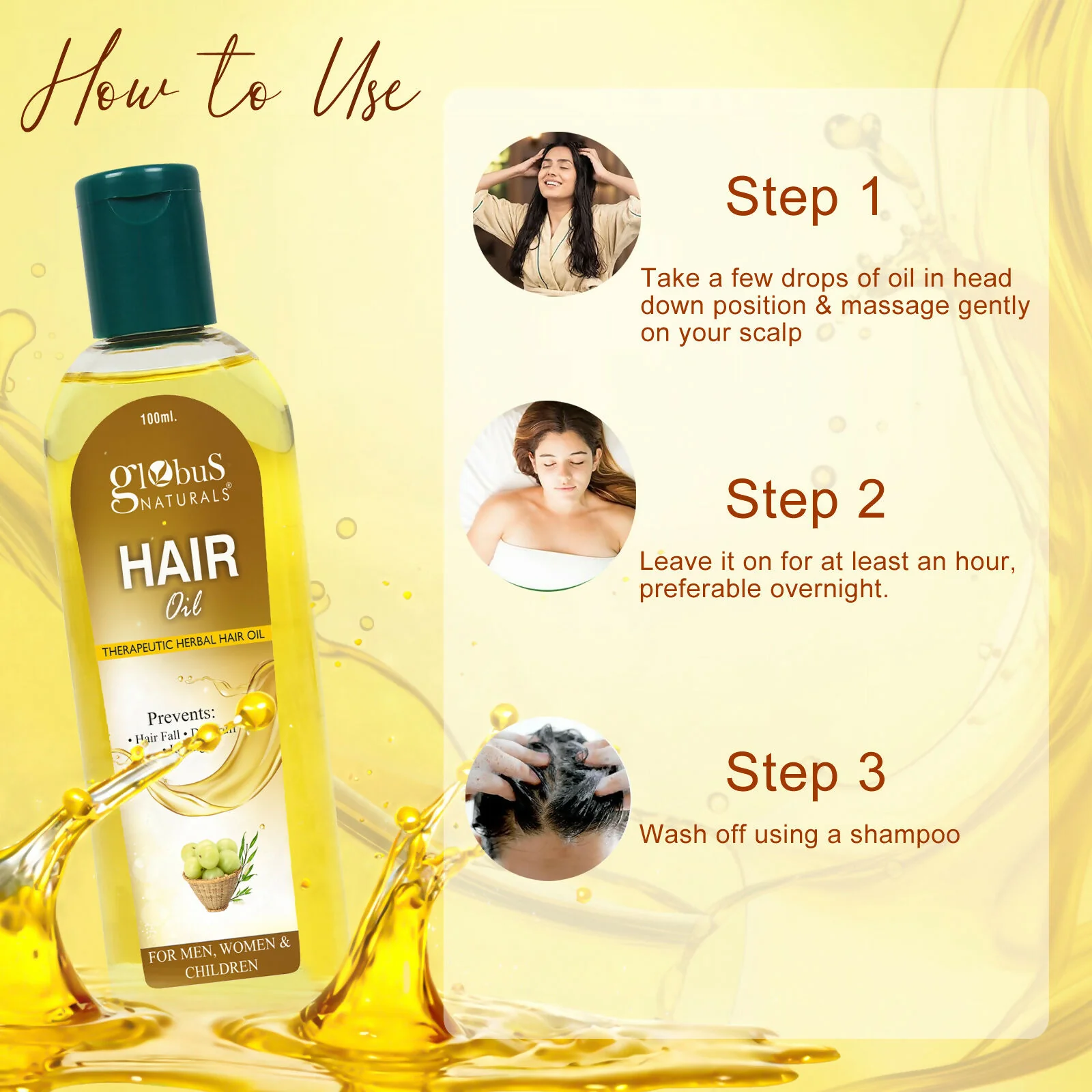 Globus Naturals Anti Dandruff Hair Oil - Image 6