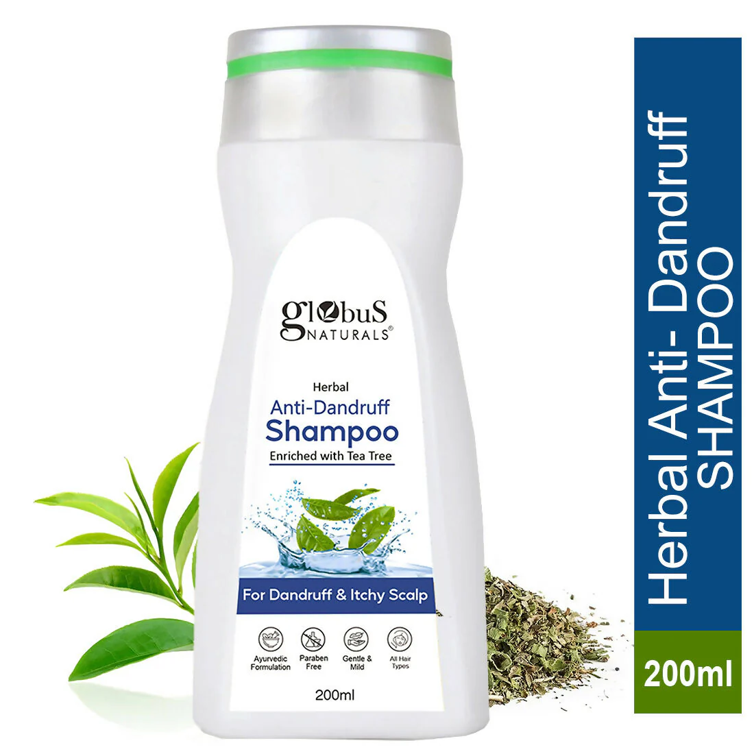 Globus Naturals Anti Dandruff Shampoo, For Dandruff and Itchy Scalp, Suitable For All Hair Types - Image 4