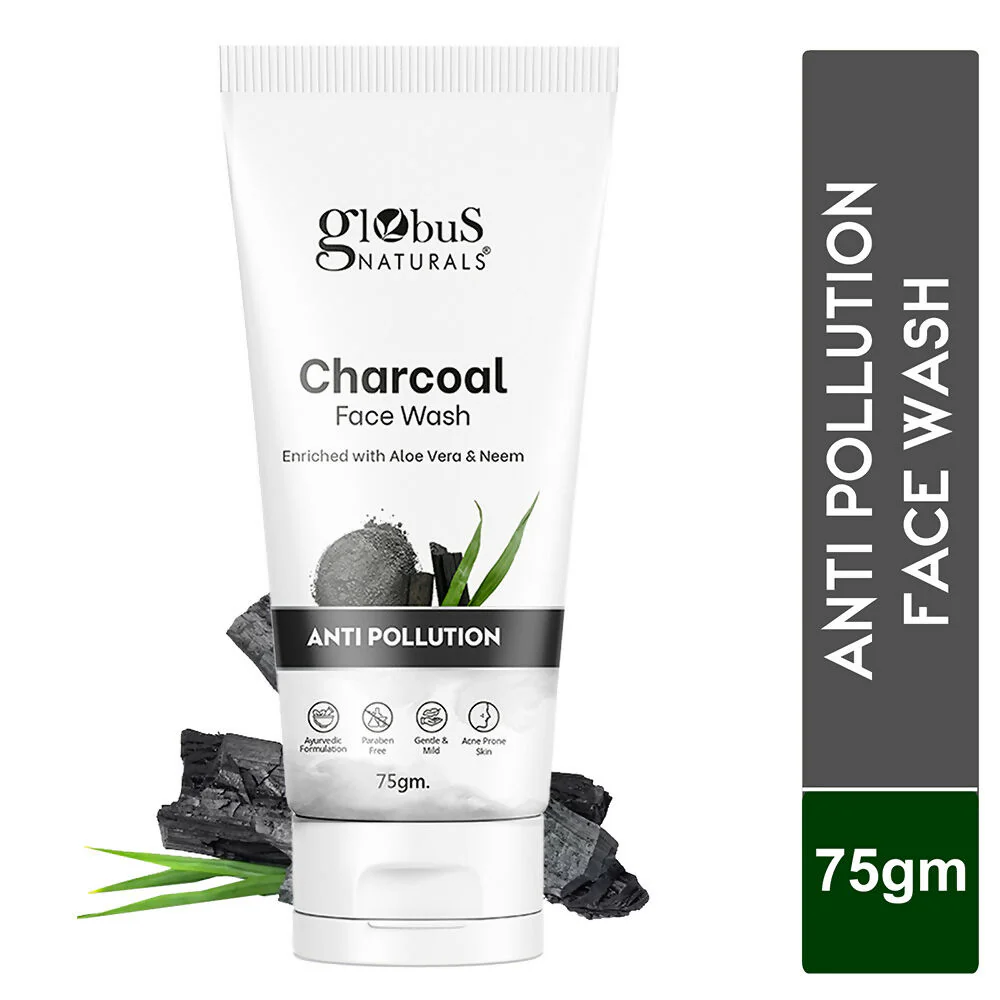 Globus Naturals Anti Pollution Charcoal Face Wash - Image 2