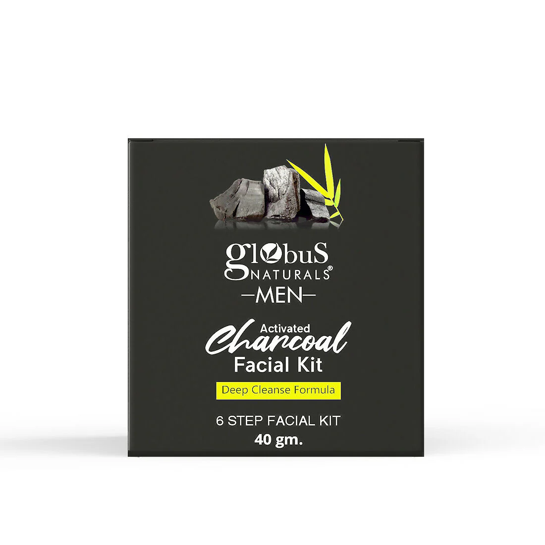 Globus Naturals Anti-Pollution Charcoal Men 6 Step Facial Kit - Image 2