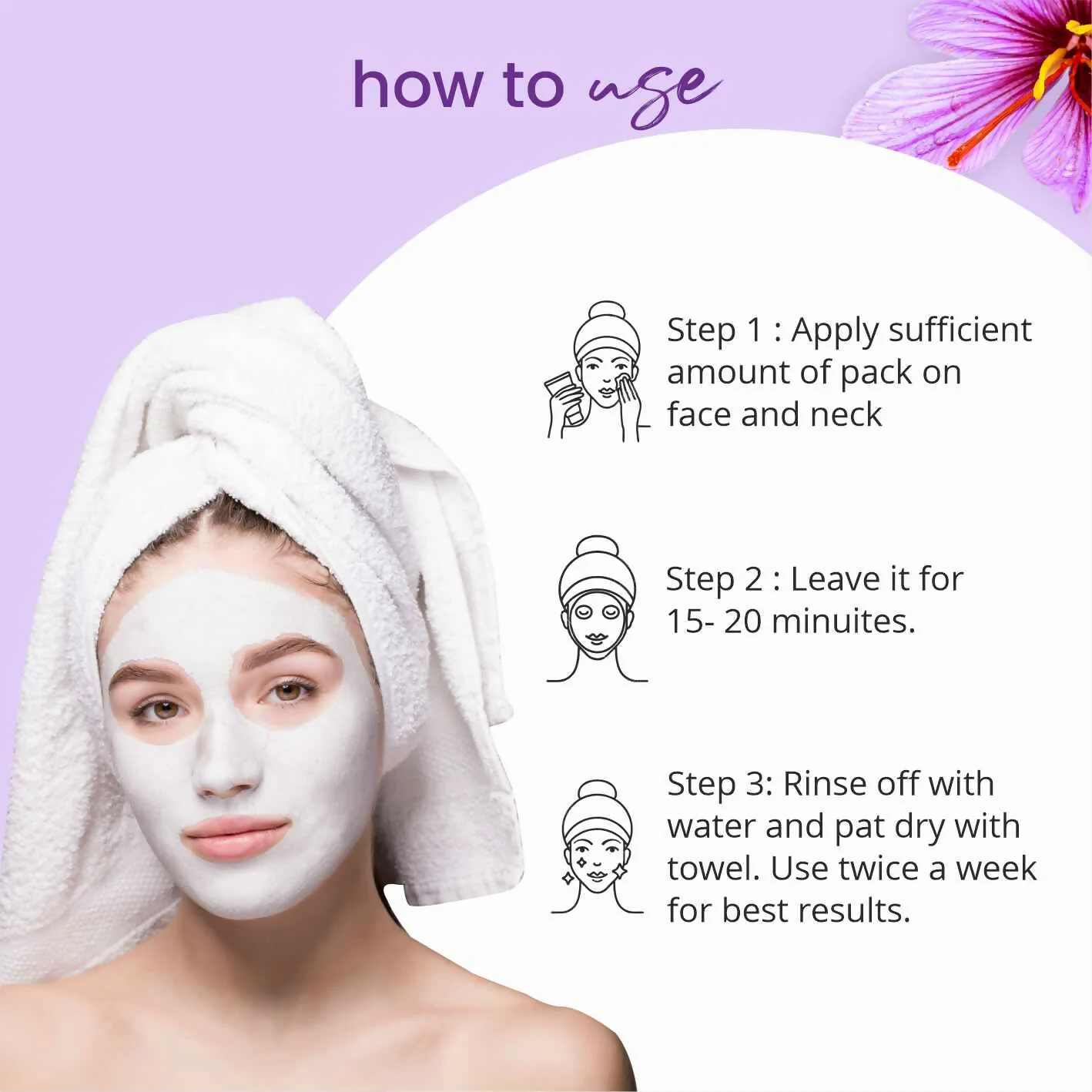 Globus Naturals Ayurvedic Kumkumadi Skin Lightening Face Pack, Suitable For All Skin Types - Image 5