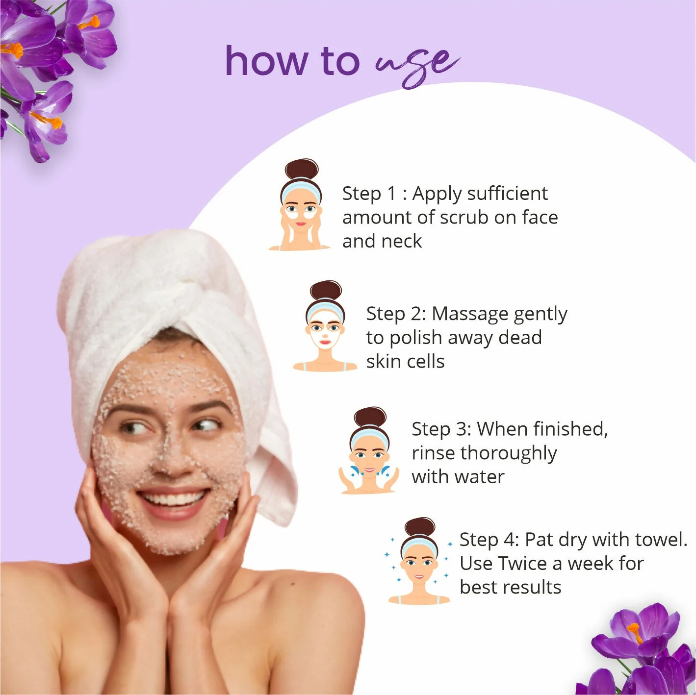 Globus Naturals Ayurvedic Kumkumadi Skin Lightening Face Scrub - Image 5