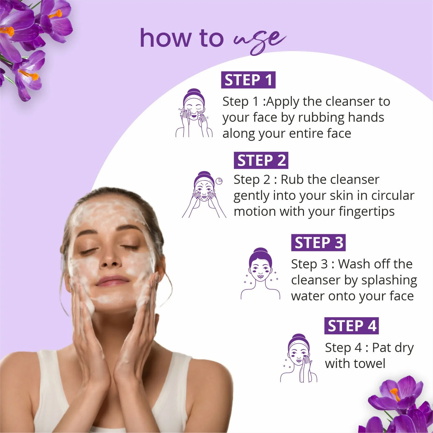 Globus Naturals Ayurvedic Kumkumadi Skin Lightening Face Wash - Image 5
