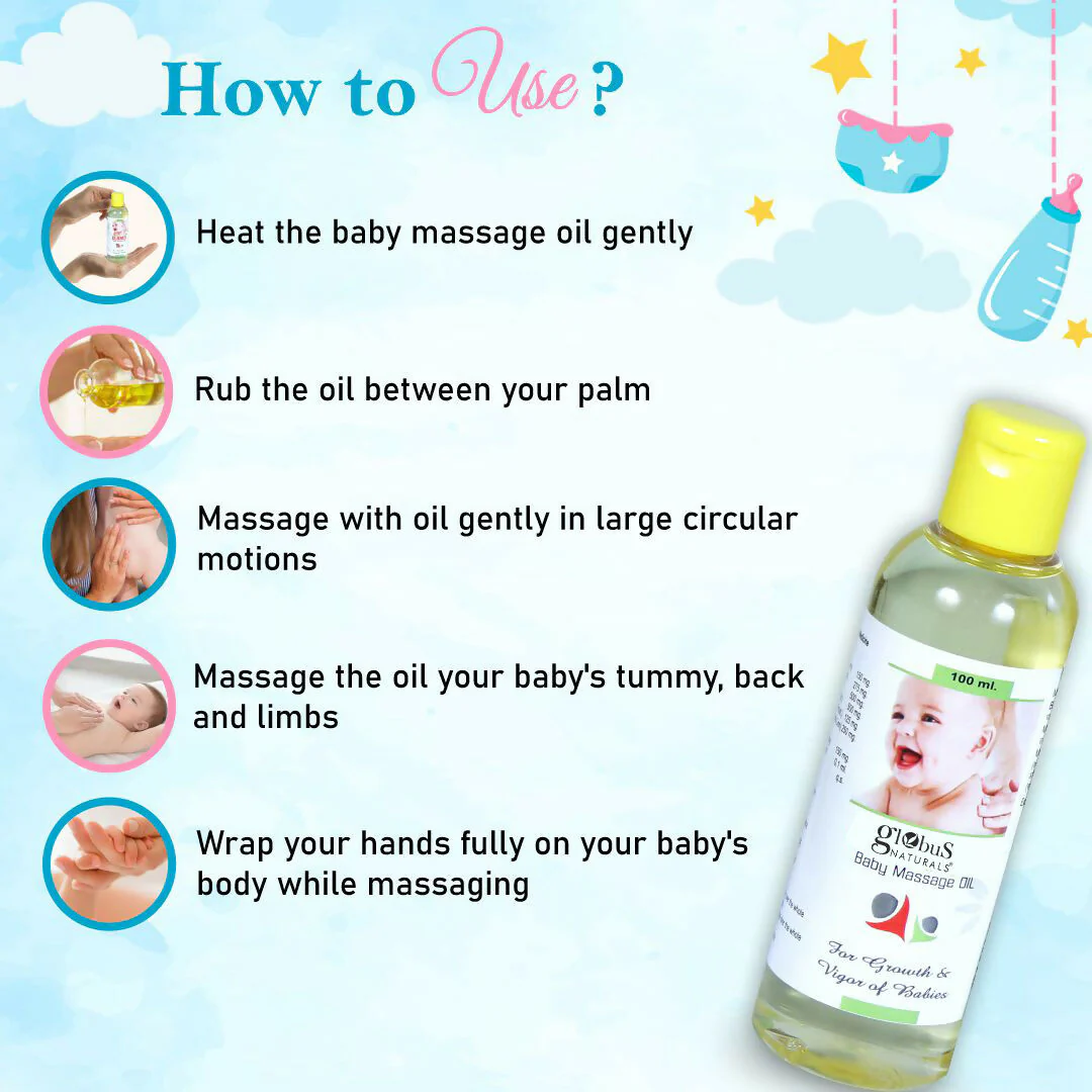Globus Naturals Baby Massage Oil - Image 5