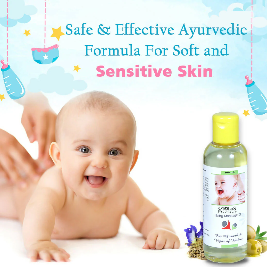 Globus Naturals Baby Massage Oil - Image 7