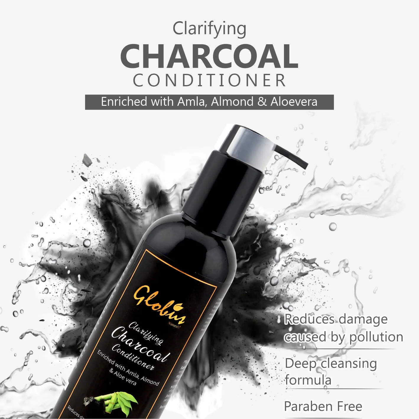 Globus Naturals Charcoal Conditioner - Image 3