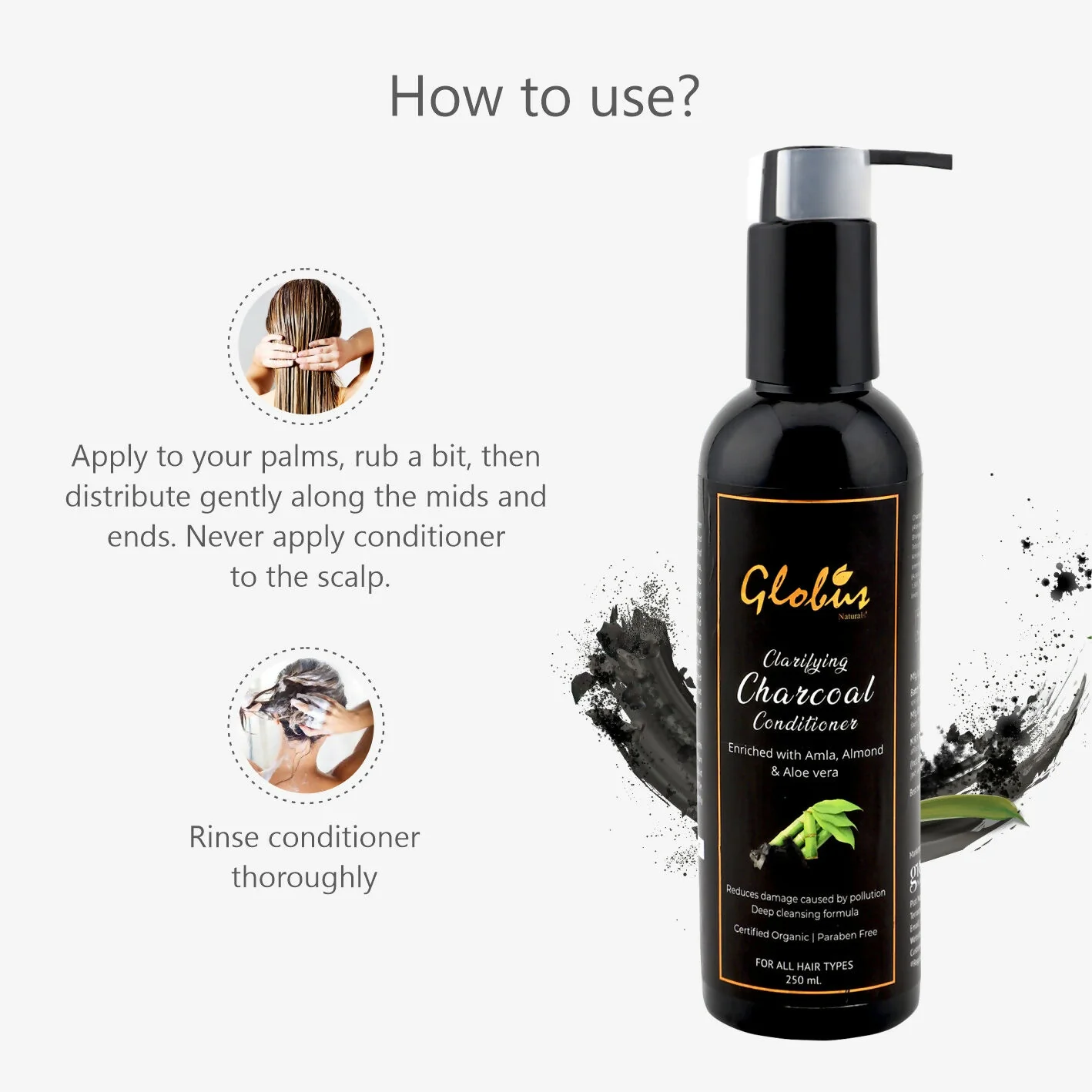 Globus Naturals Charcoal Conditioner - Image 6