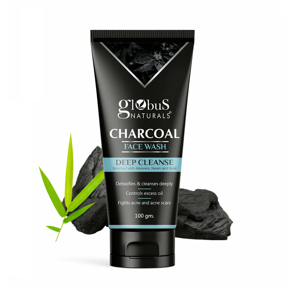 Globus Naturals Charcoal Face Wash - Image 2