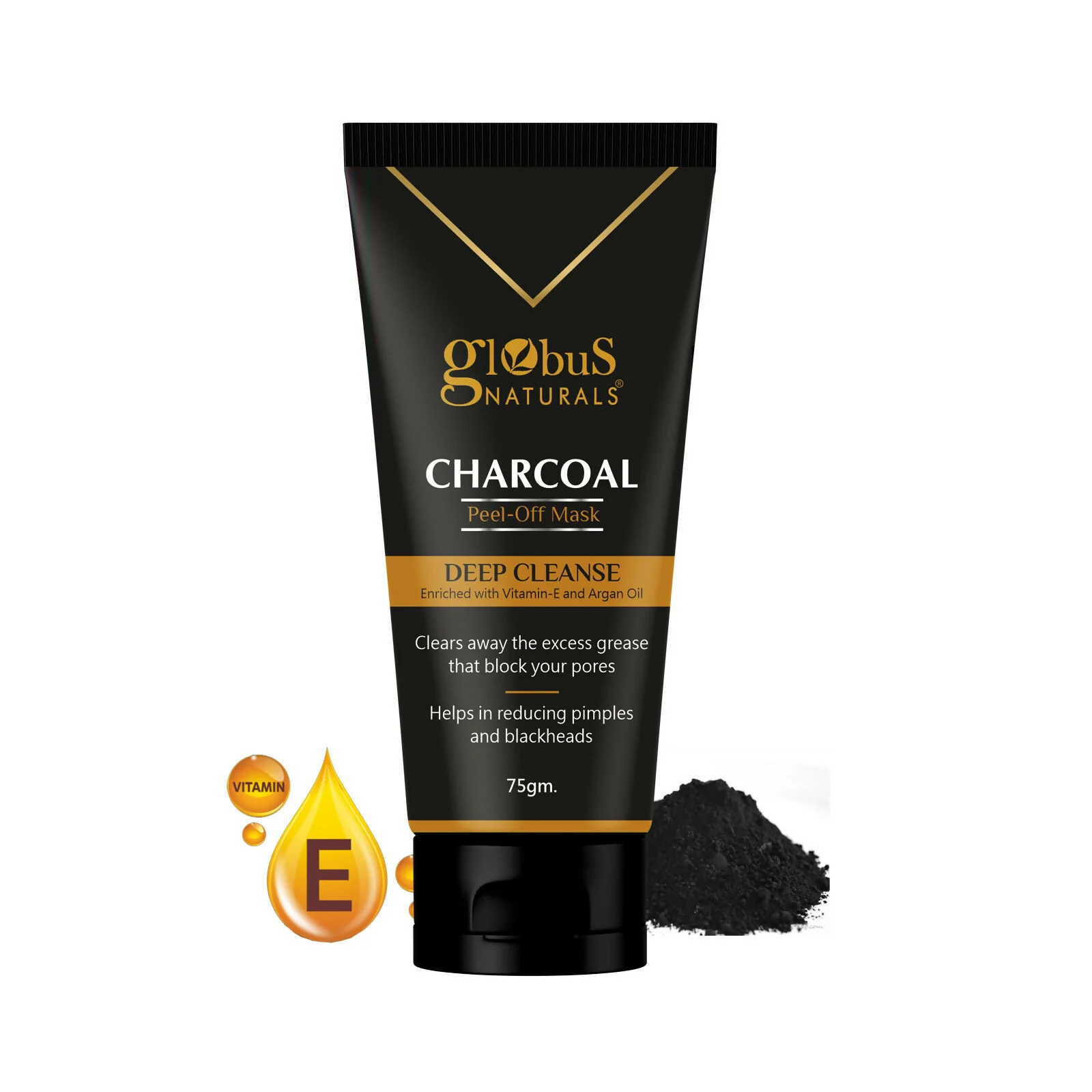 Globus Naturals Charcoal Peel Off Mask - Image 2