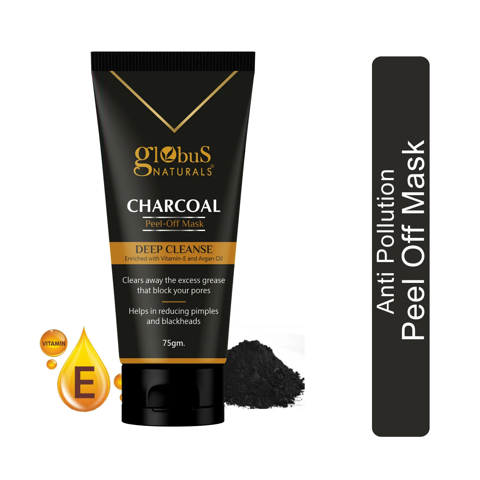Globus Naturals Charcoal Peel Off Mask - Image 3