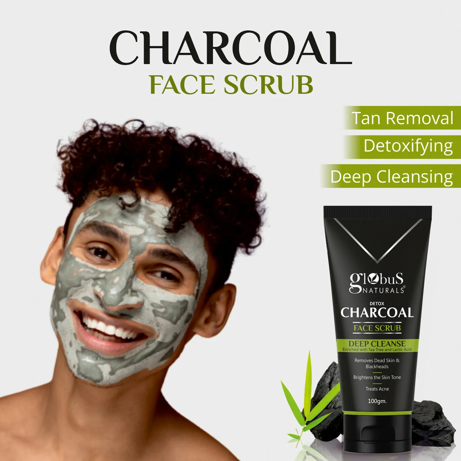 Globus Naturals Charcoal Scrub - Image 5