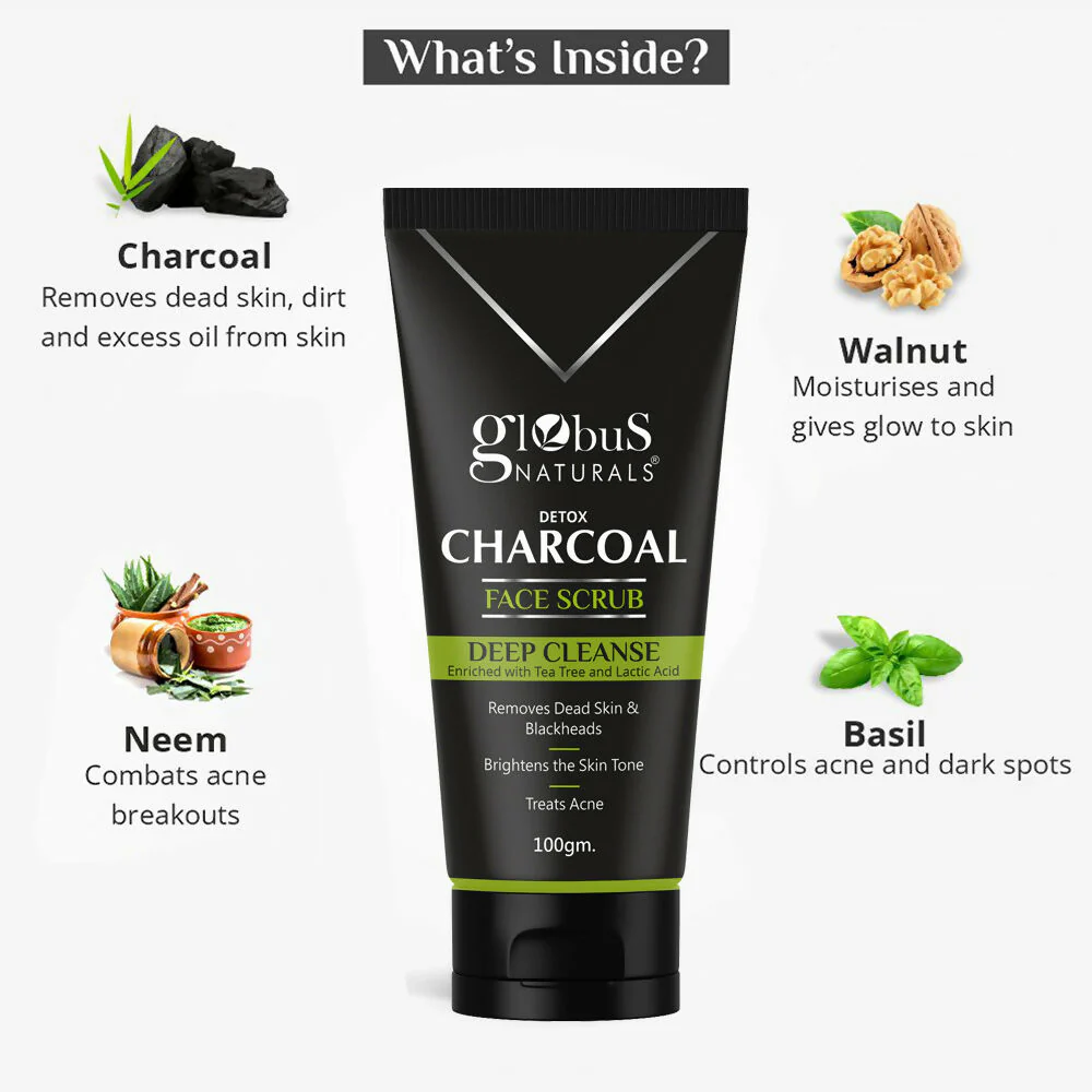 Globus Naturals Charcoal Scrub - Image 7
