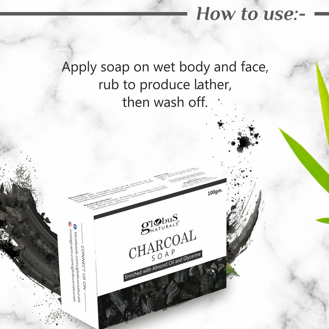 Globus Naturals Charcoal Soap - Image 7