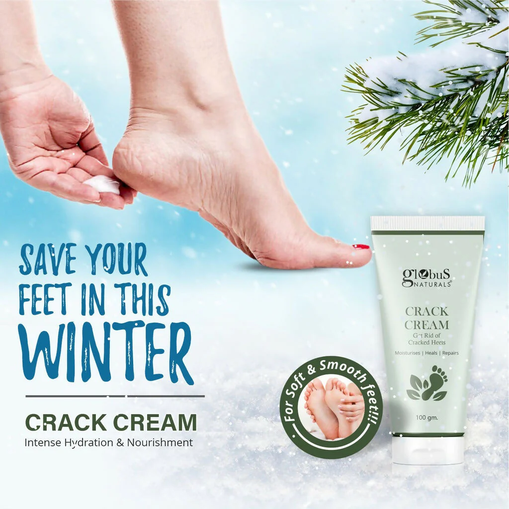 Globus Naturals Crack Cream for Dry & Cracked Heels & Feet - Image 4