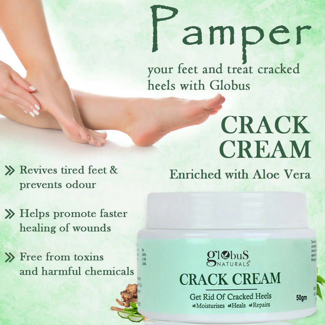 Globus Naturals Crack Cream Green - Image 4