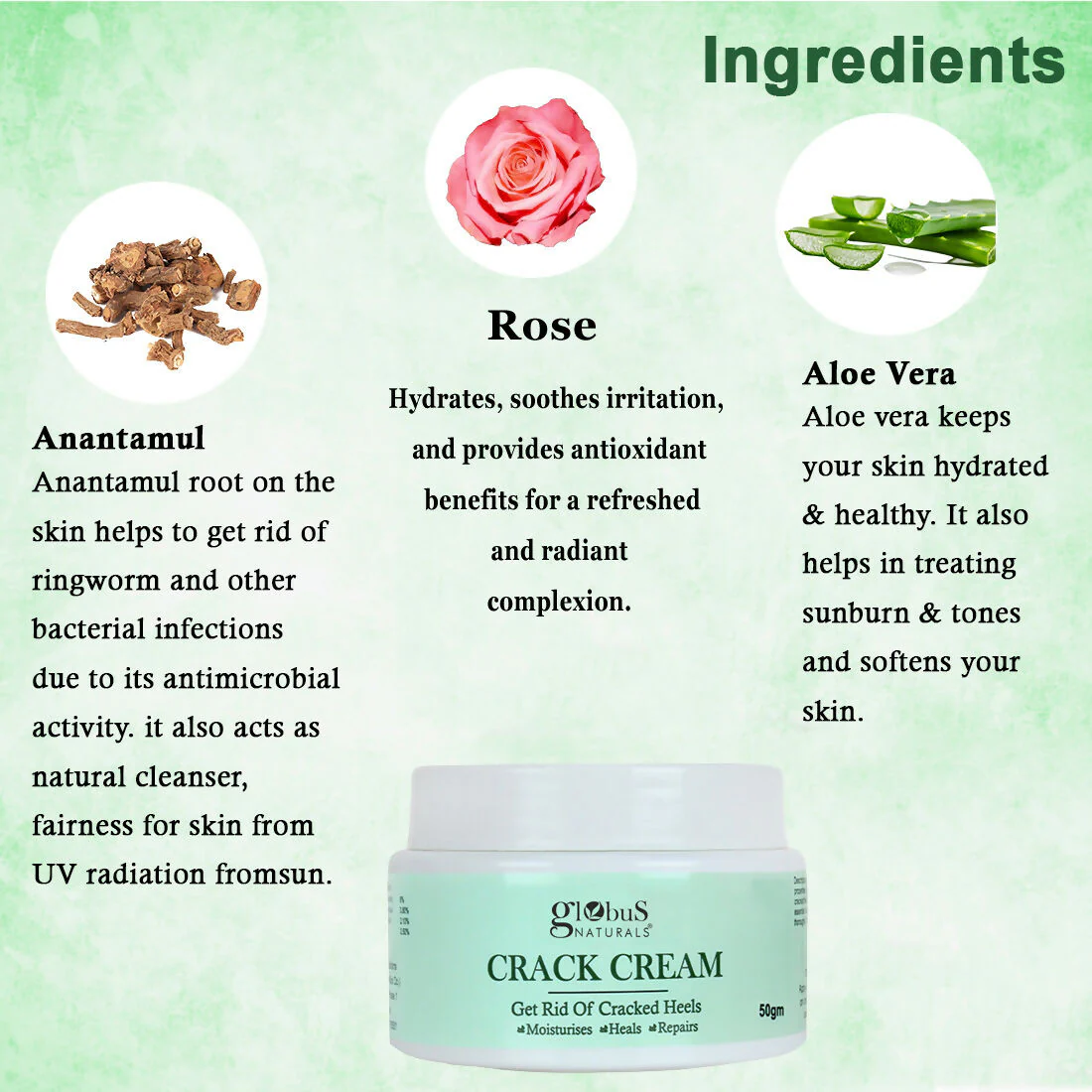 Globus Naturals Crack Cream Green - Image 5