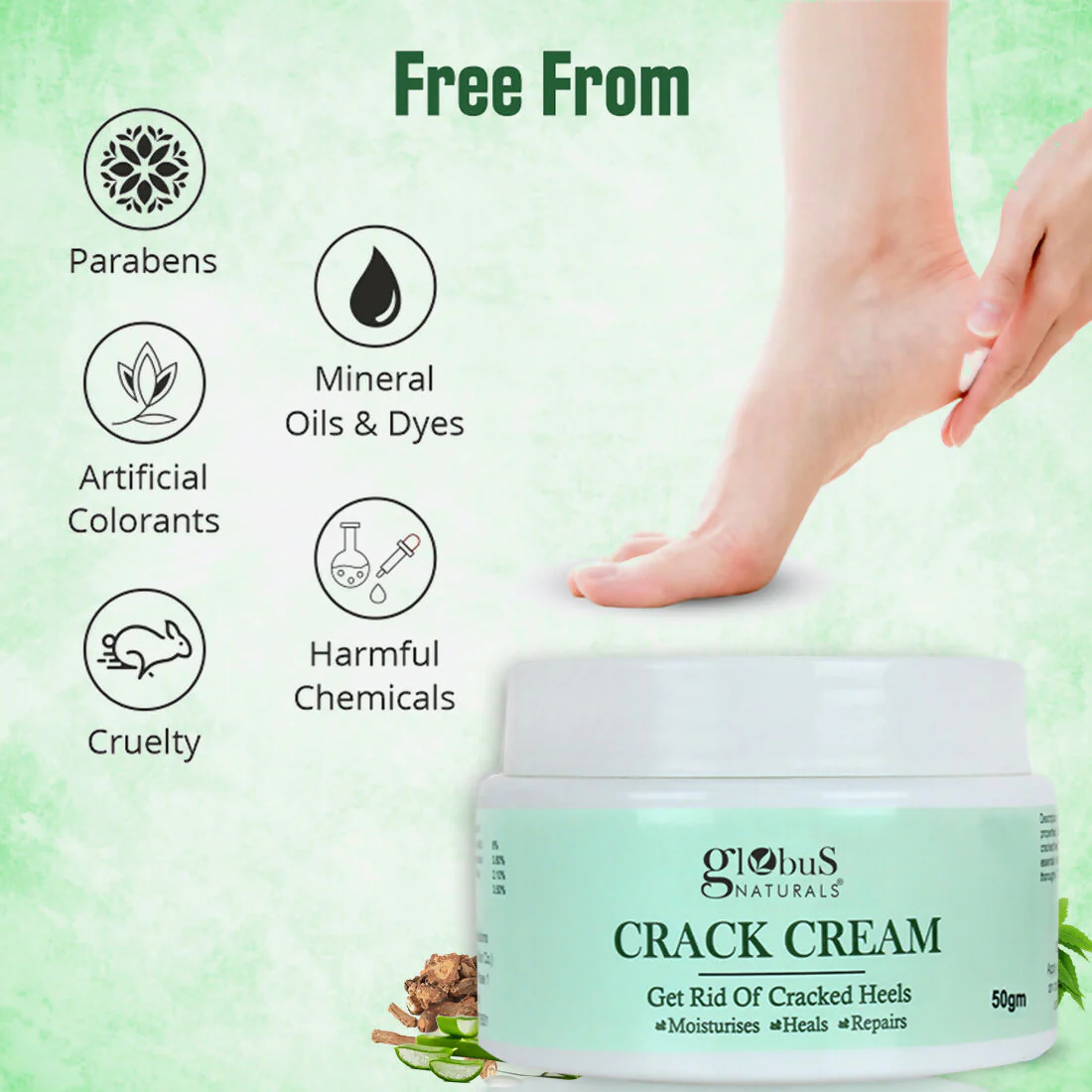 Globus Naturals Crack Cream Green - Image 6