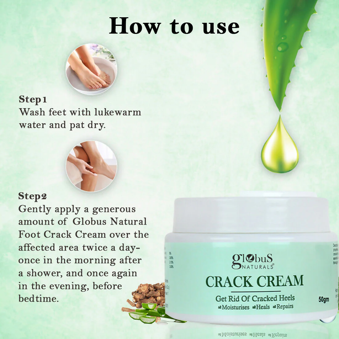 Globus Naturals Crack Cream Green - Image 7