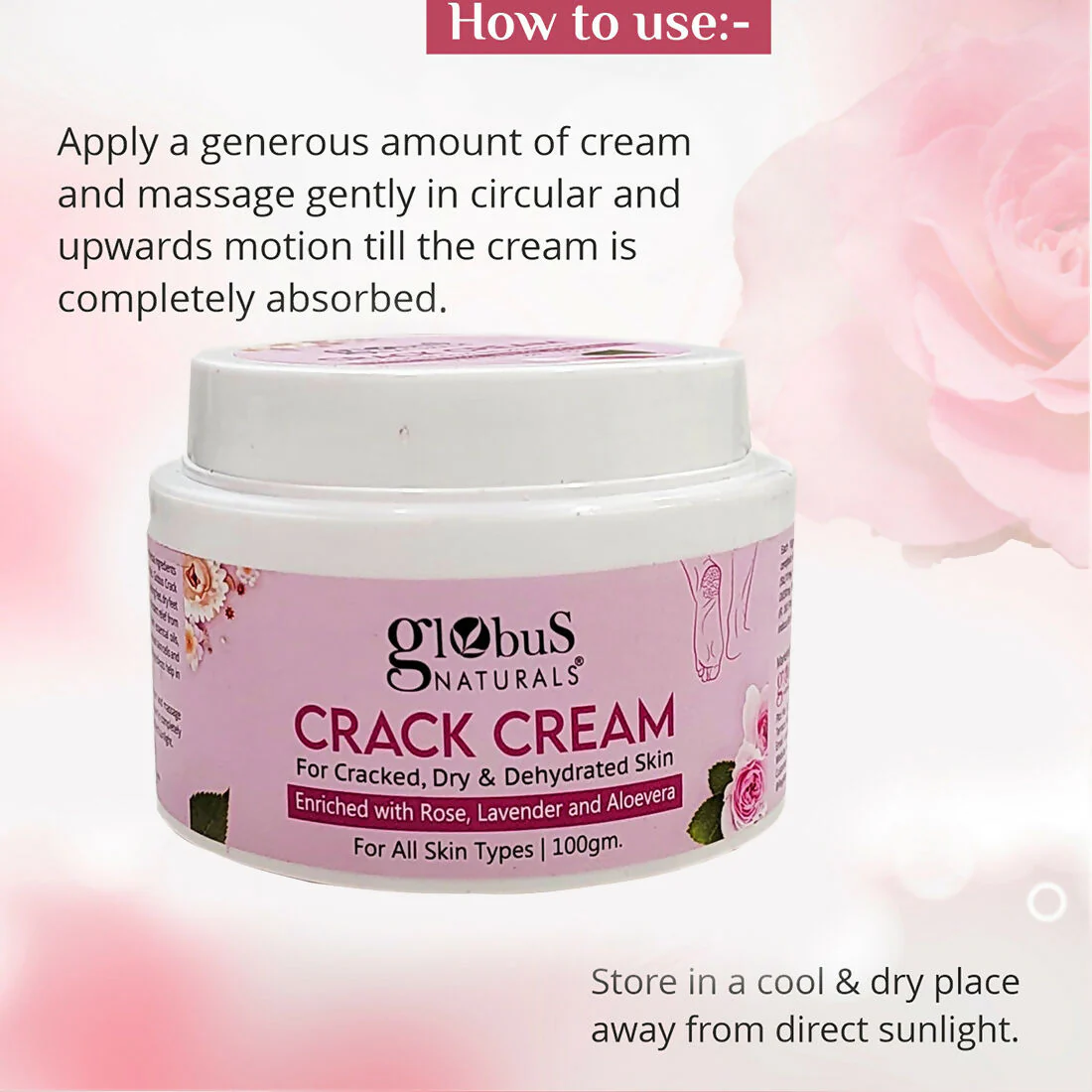 Globus Naturals Crack Cream Rose - Image 9